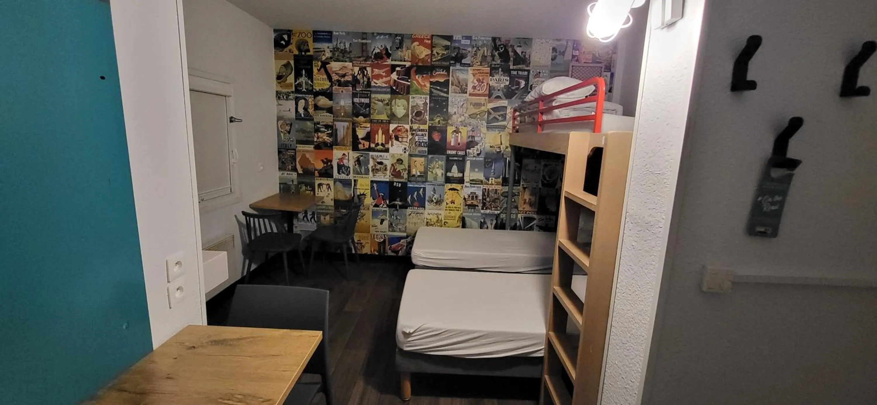 bunk bed, Bed in hotelF1 Dijon Nord