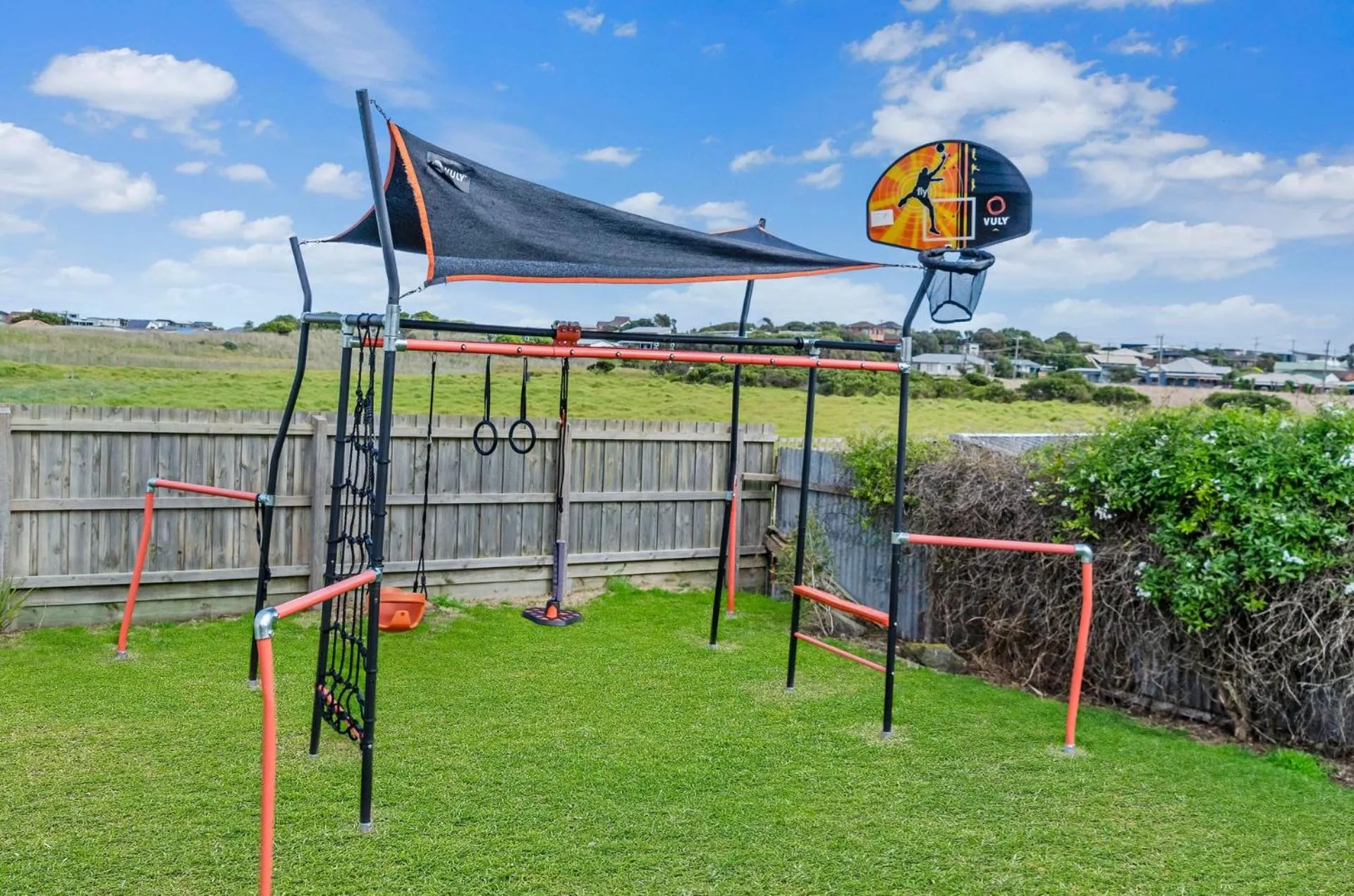 Children play ground in Avery Cottage