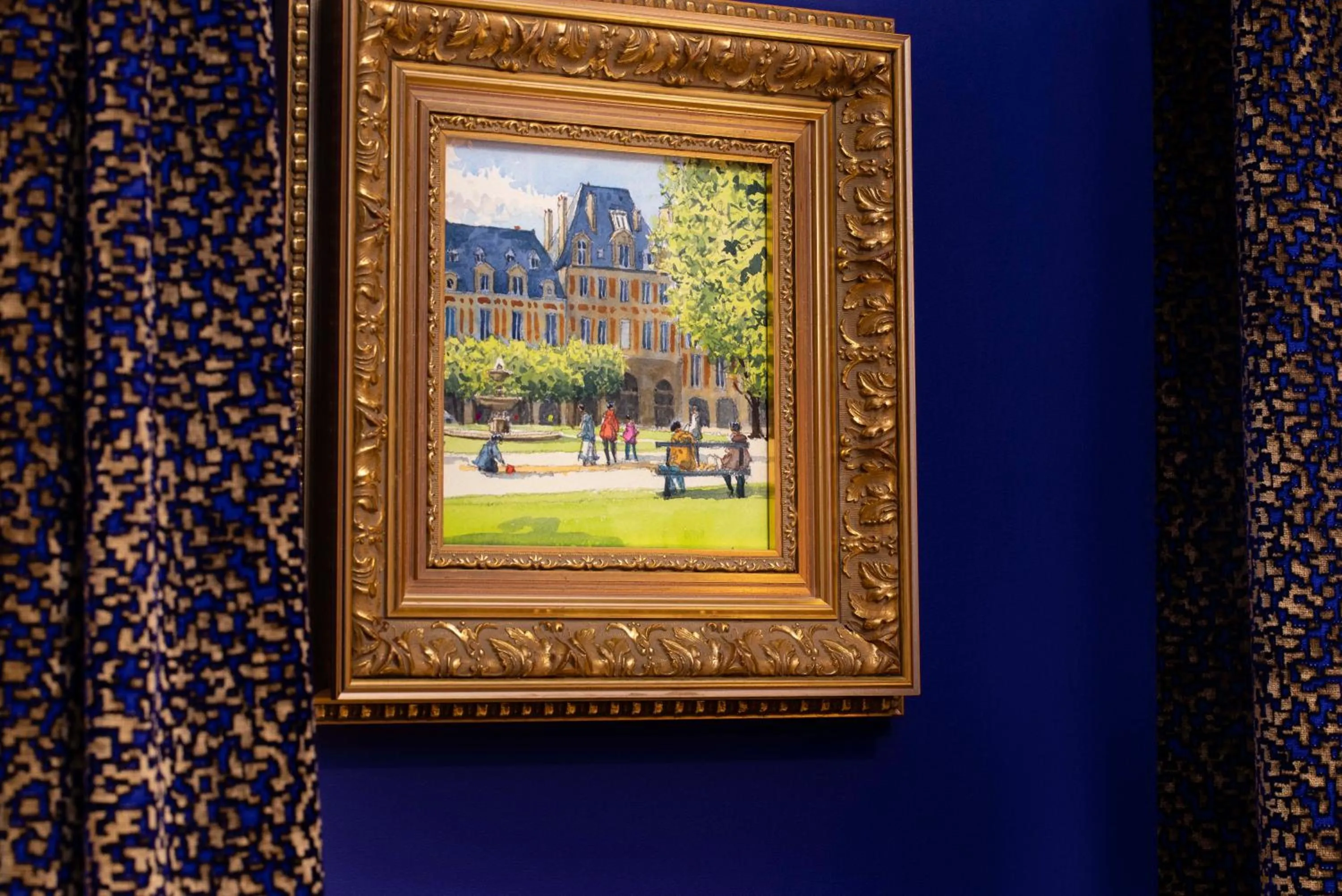 Decorative detail in Hotel Pas De Calais