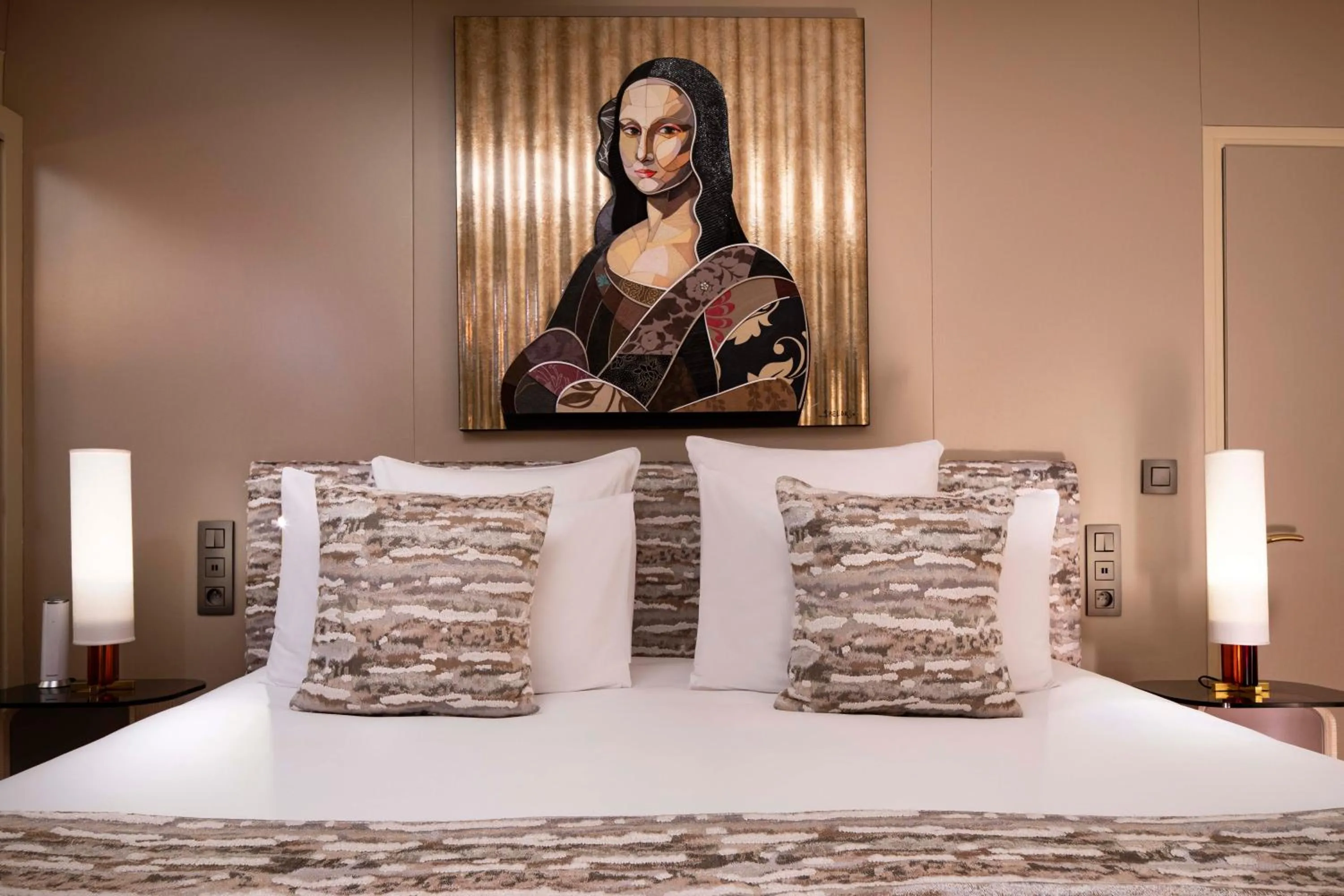 Bed in Hotel Pas De Calais