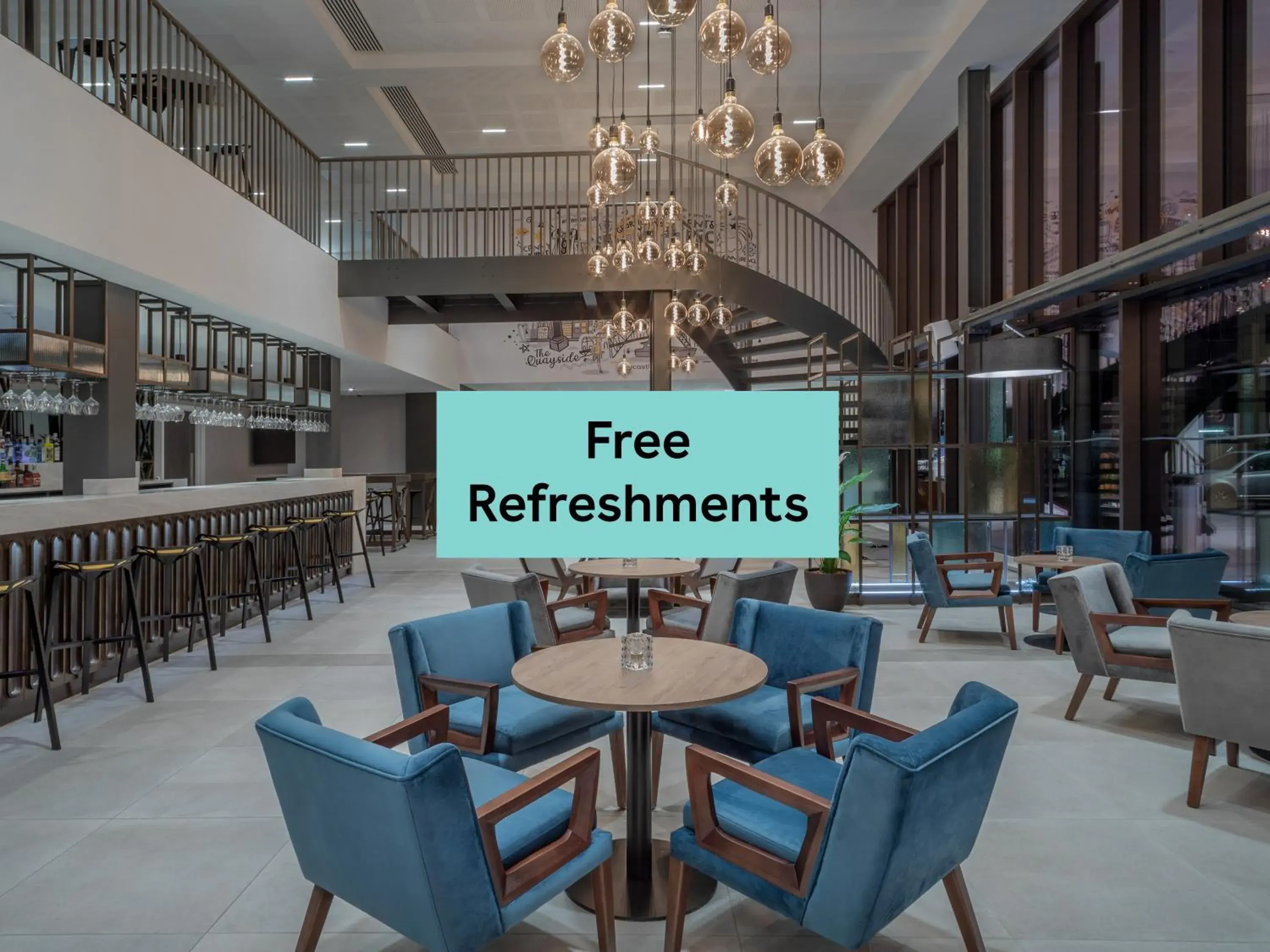 Lounge or bar in INNSiDE by Meliá Newcastle Lounge or bar in INNSiDE by Meliá Newcastle