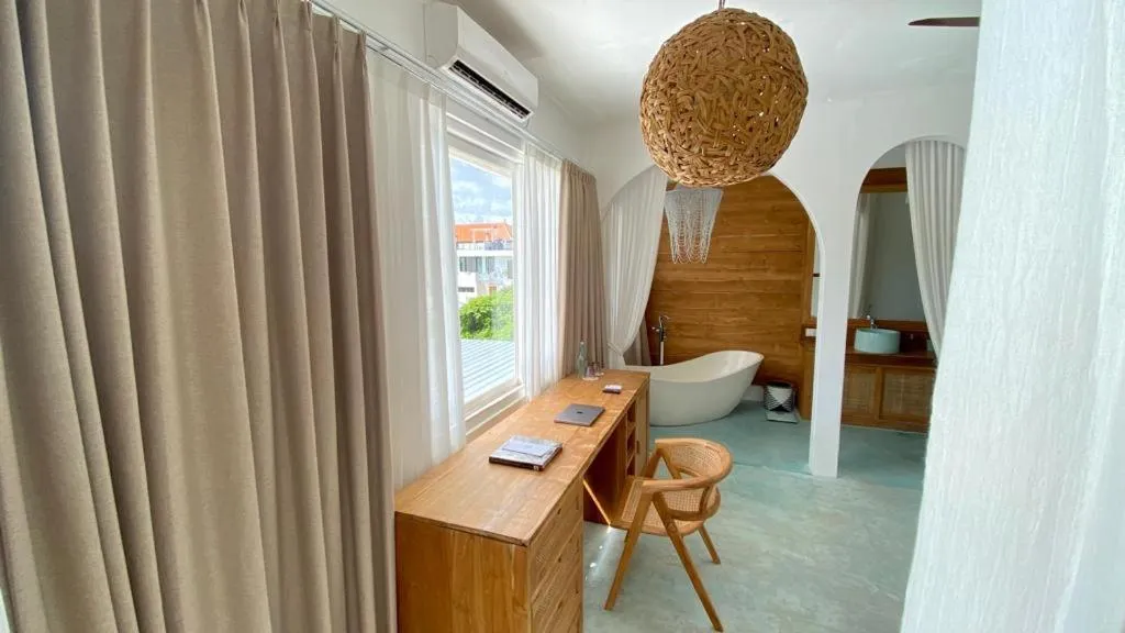 Seating area in Canggu Boutique Art Hotel