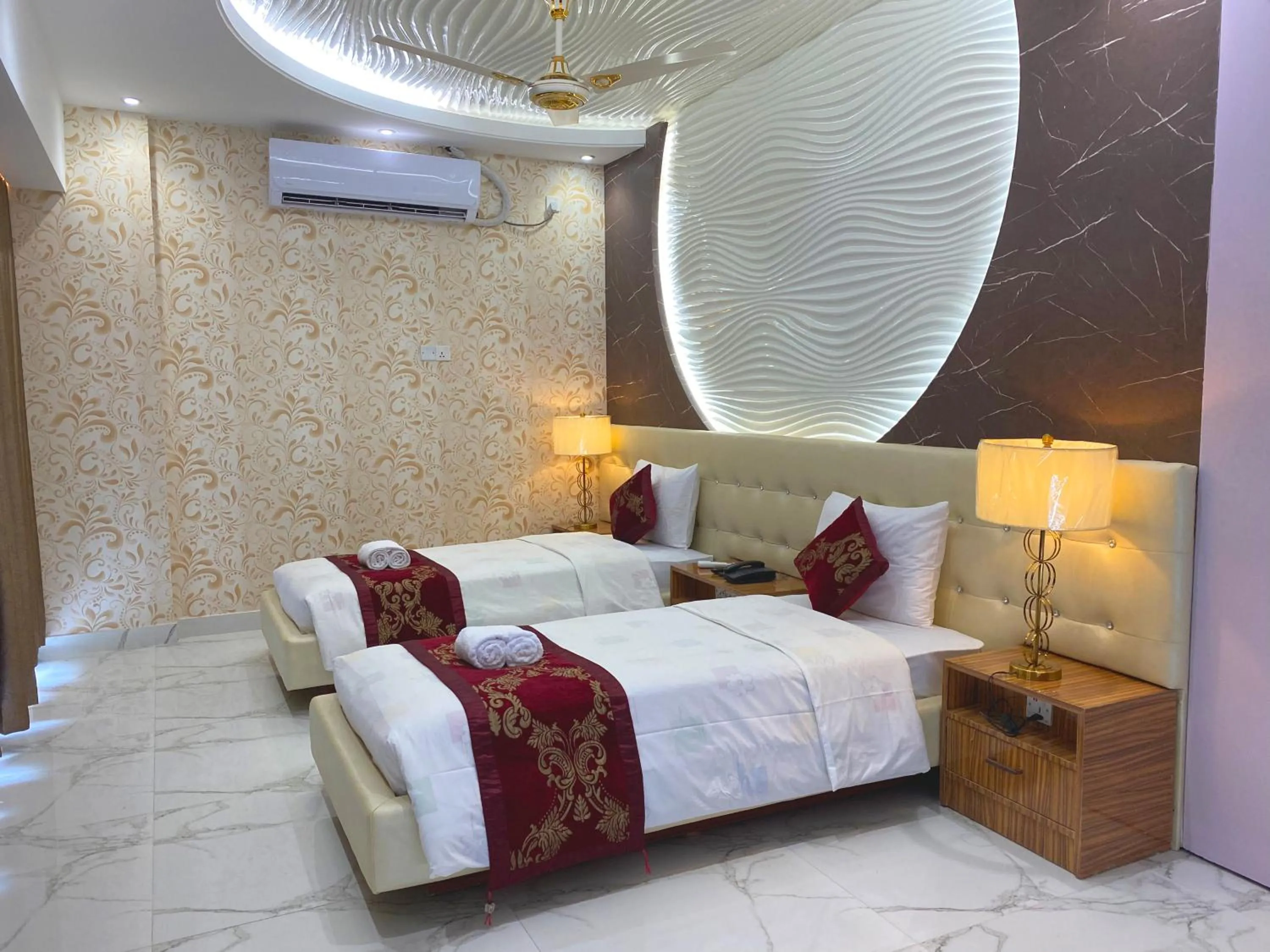 Bed in Hotel Valentino