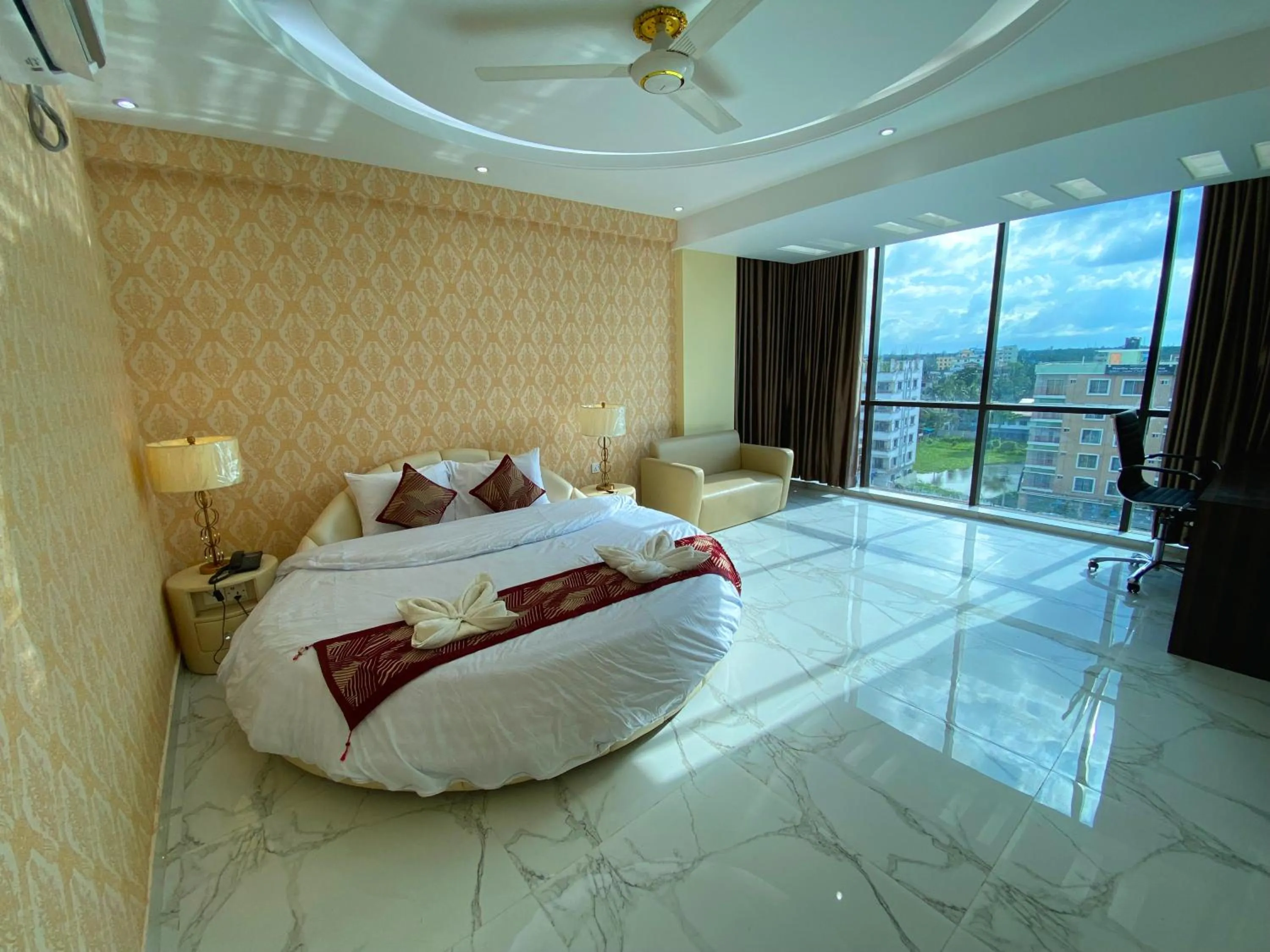 Bed in Hotel Valentino