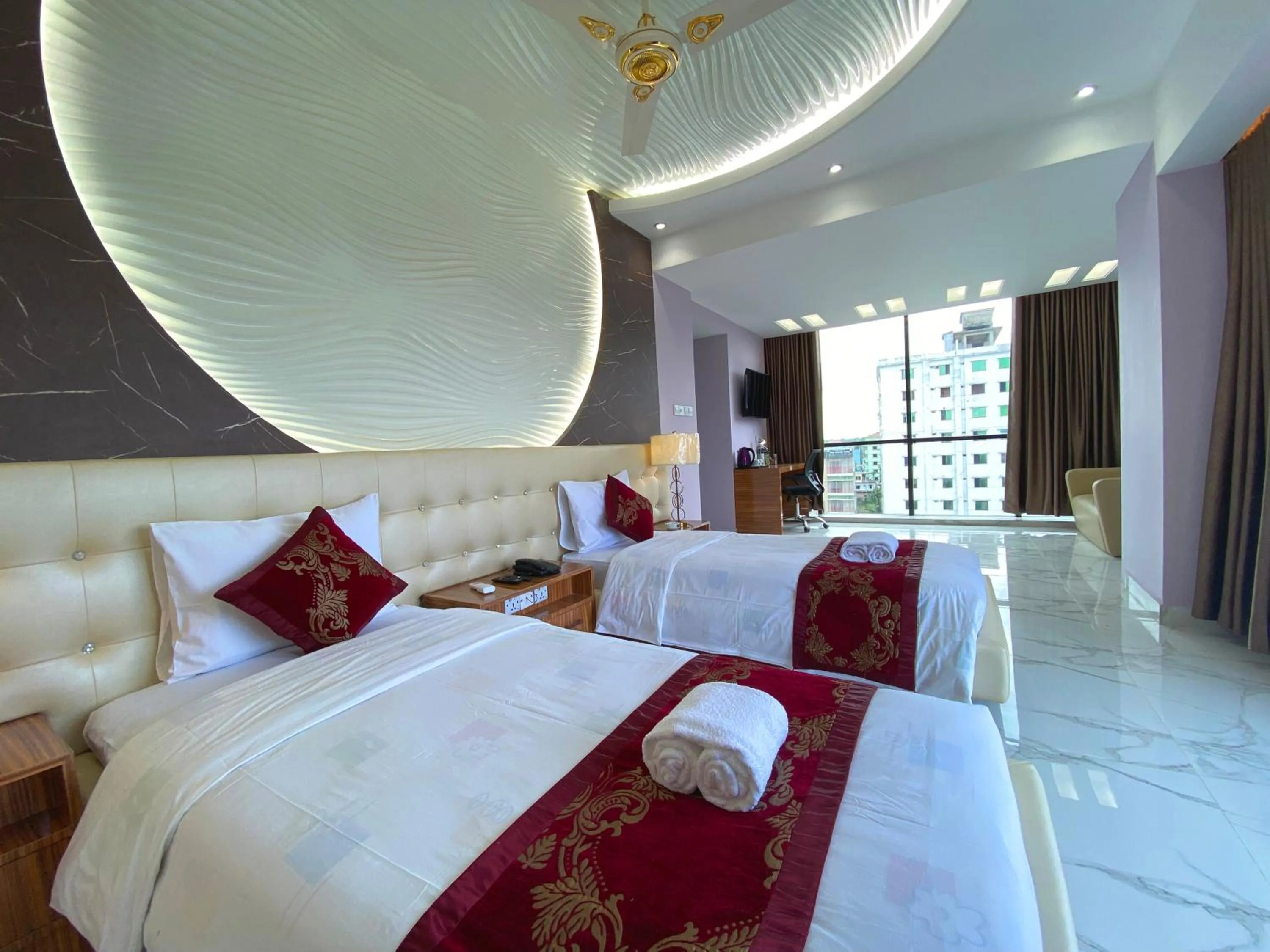 Bed in Hotel Valentino