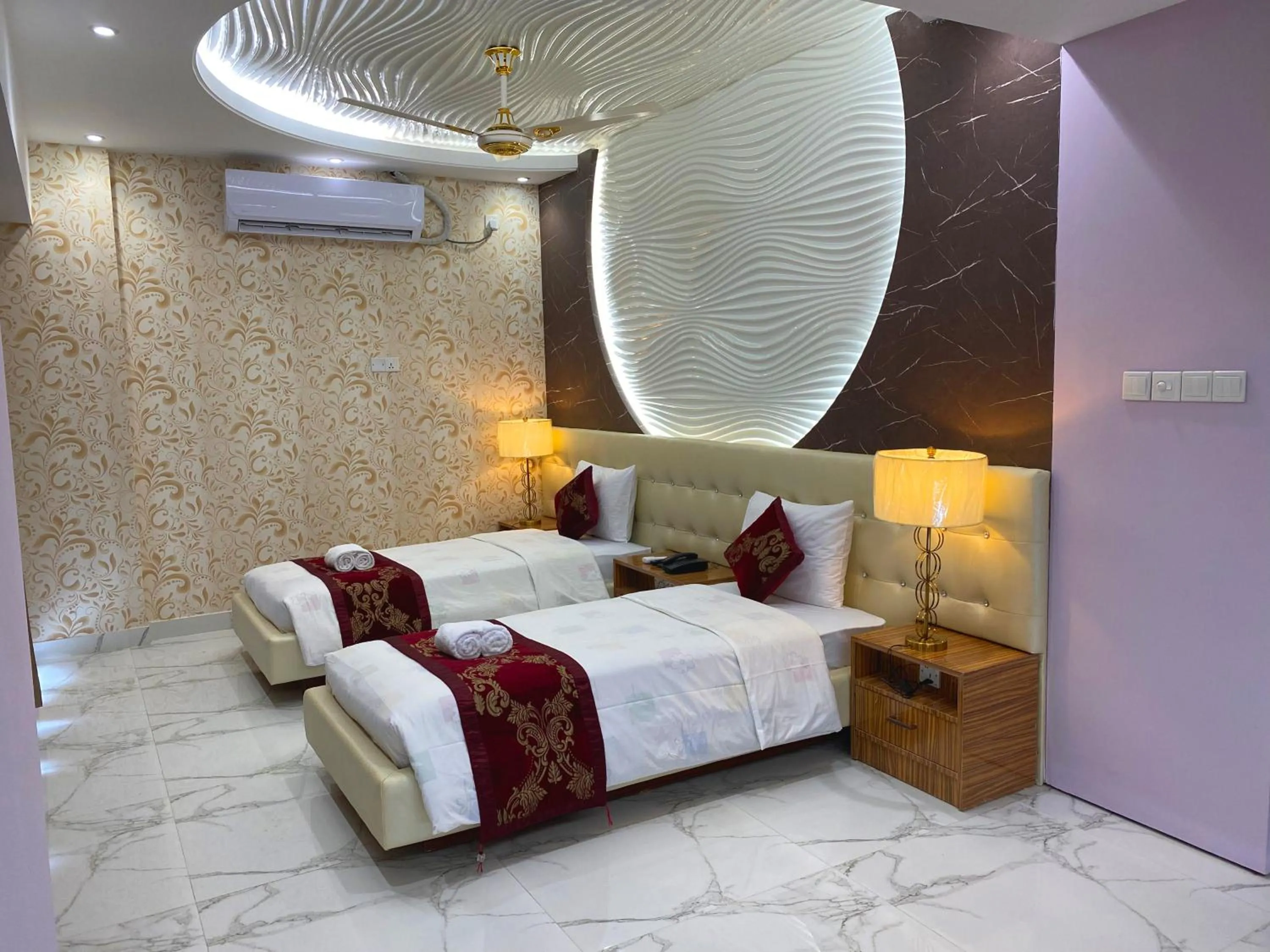 Bed in Hotel Valentino