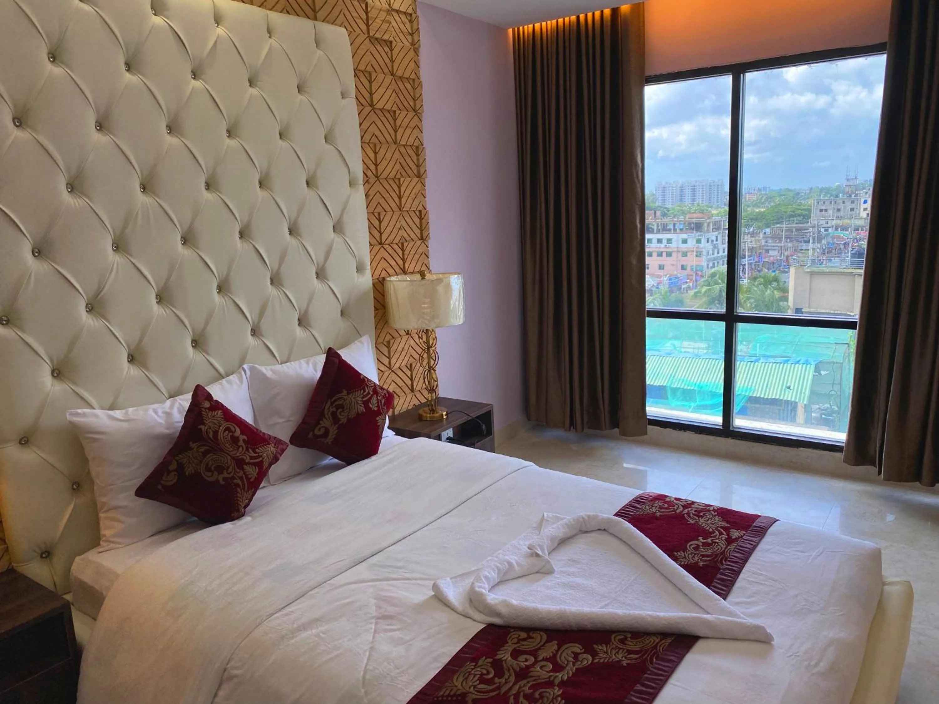 Bed in Hotel Valentino