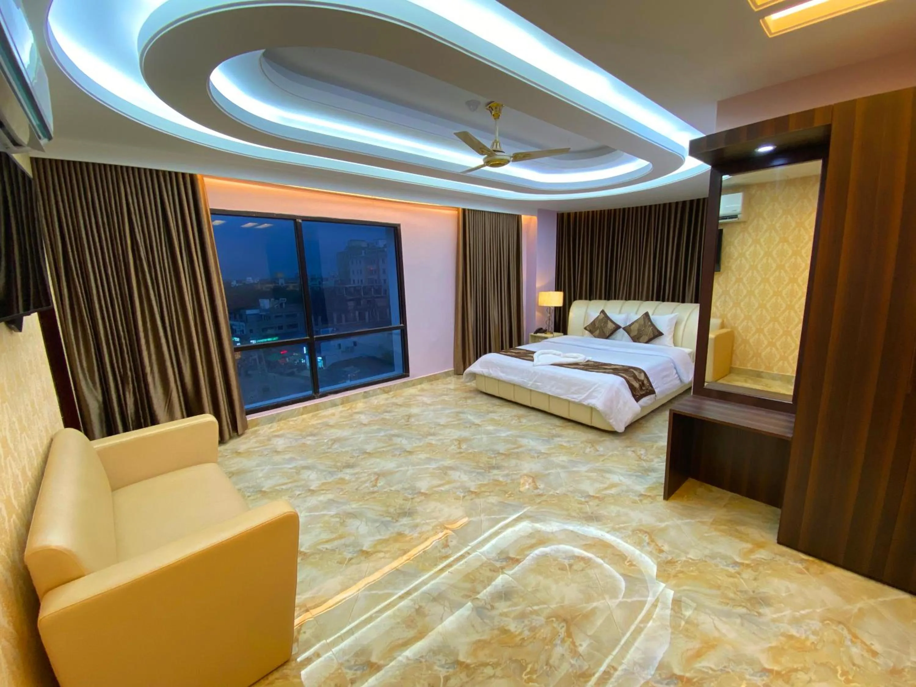 Bed in Hotel Valentino