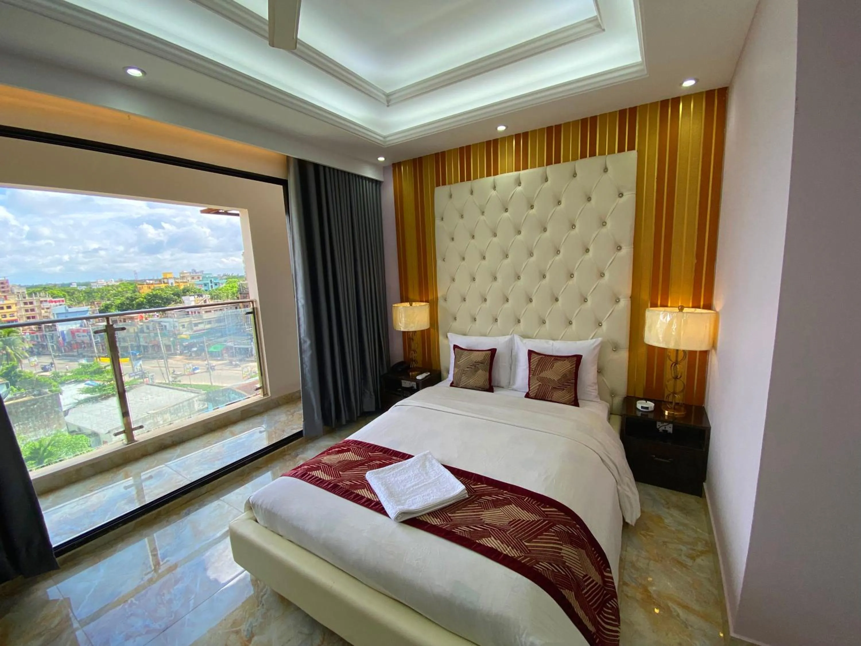 Bed in Hotel Valentino