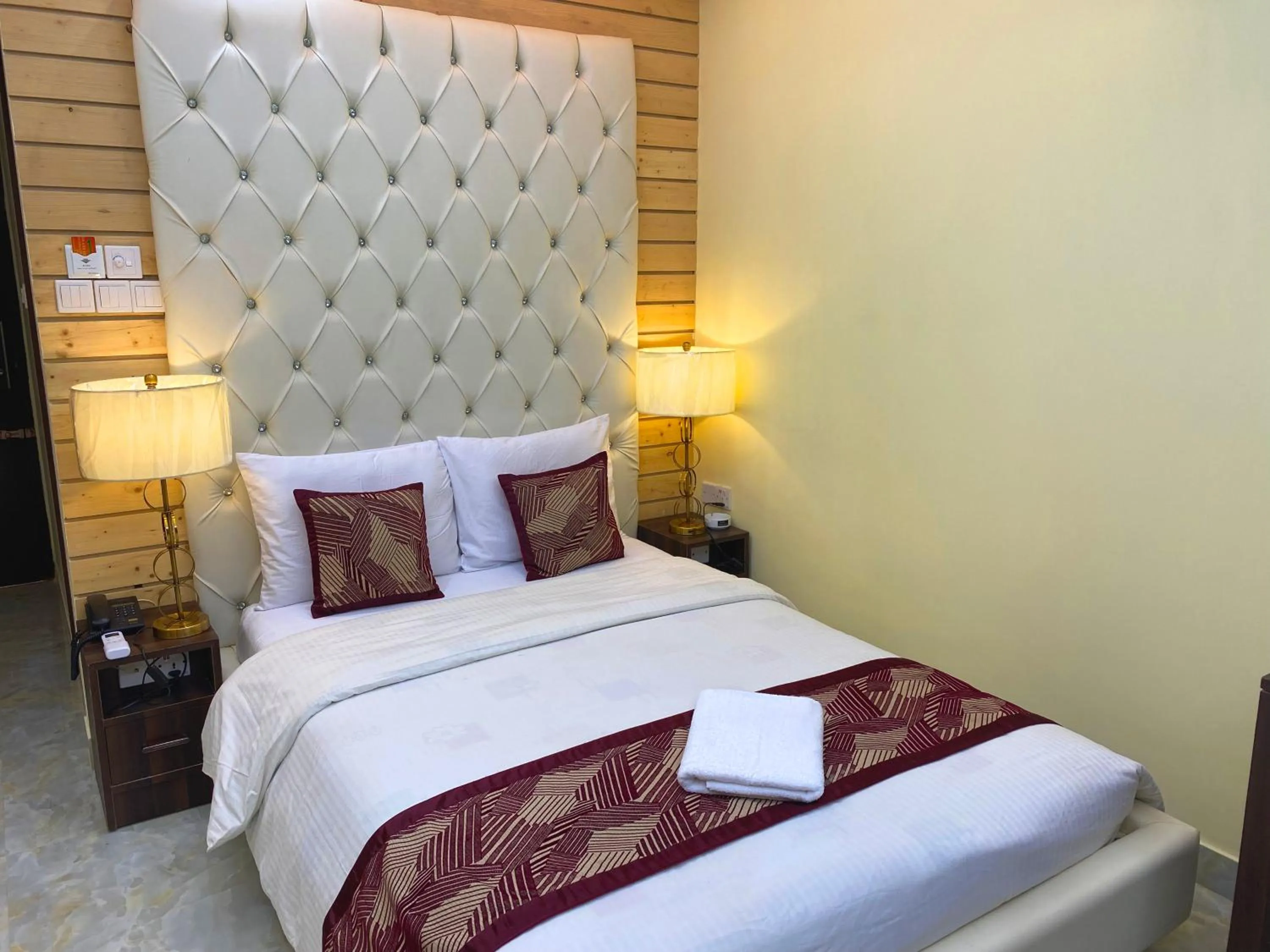 Bed in Hotel Valentino