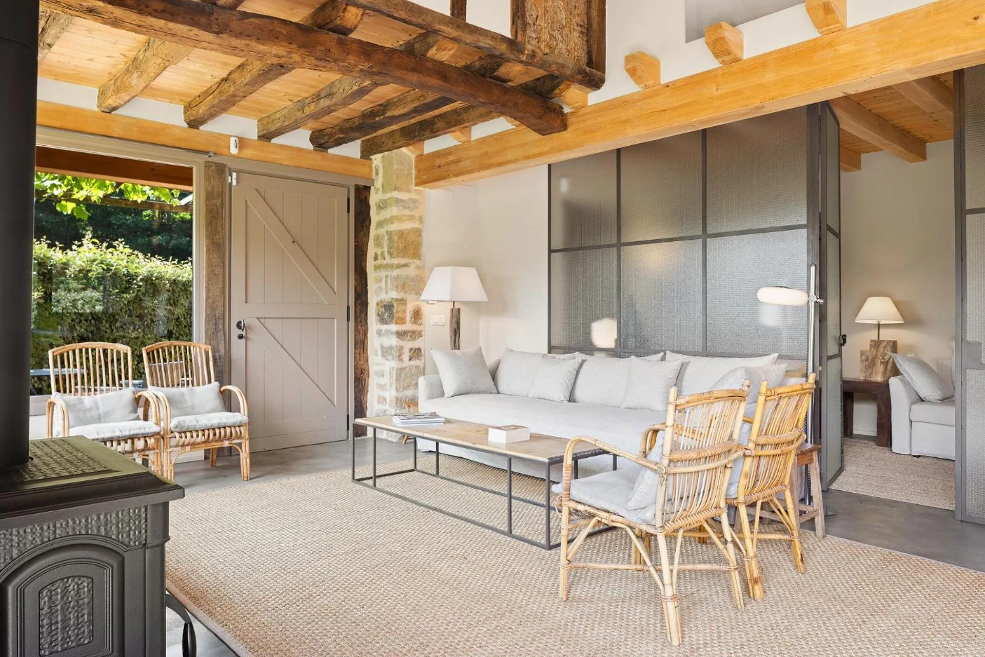 Living room in OAR Cottage