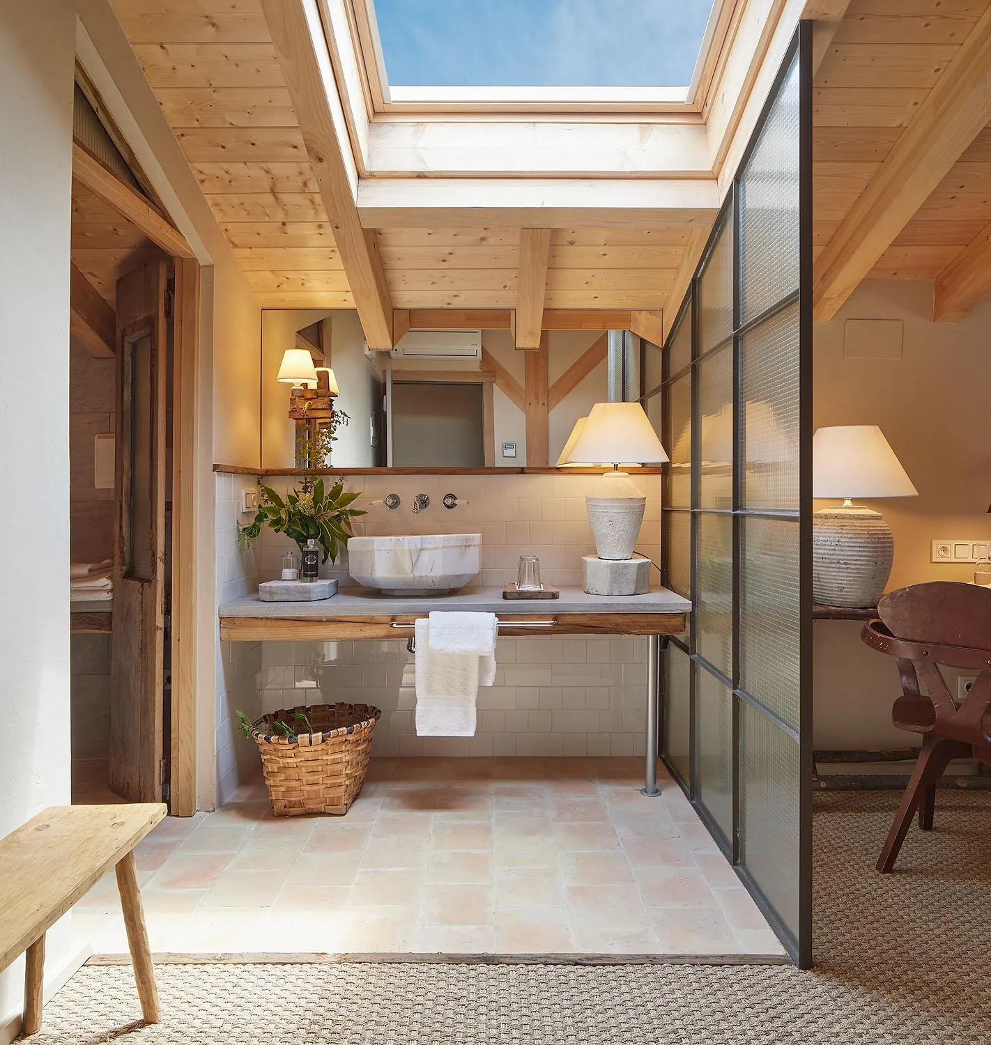 Shower in OAR Cottage