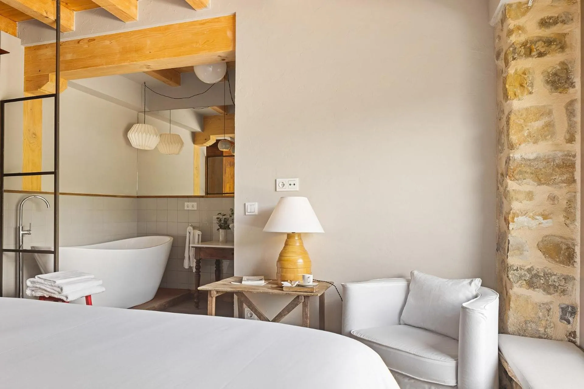 Bed in OAR Cottage