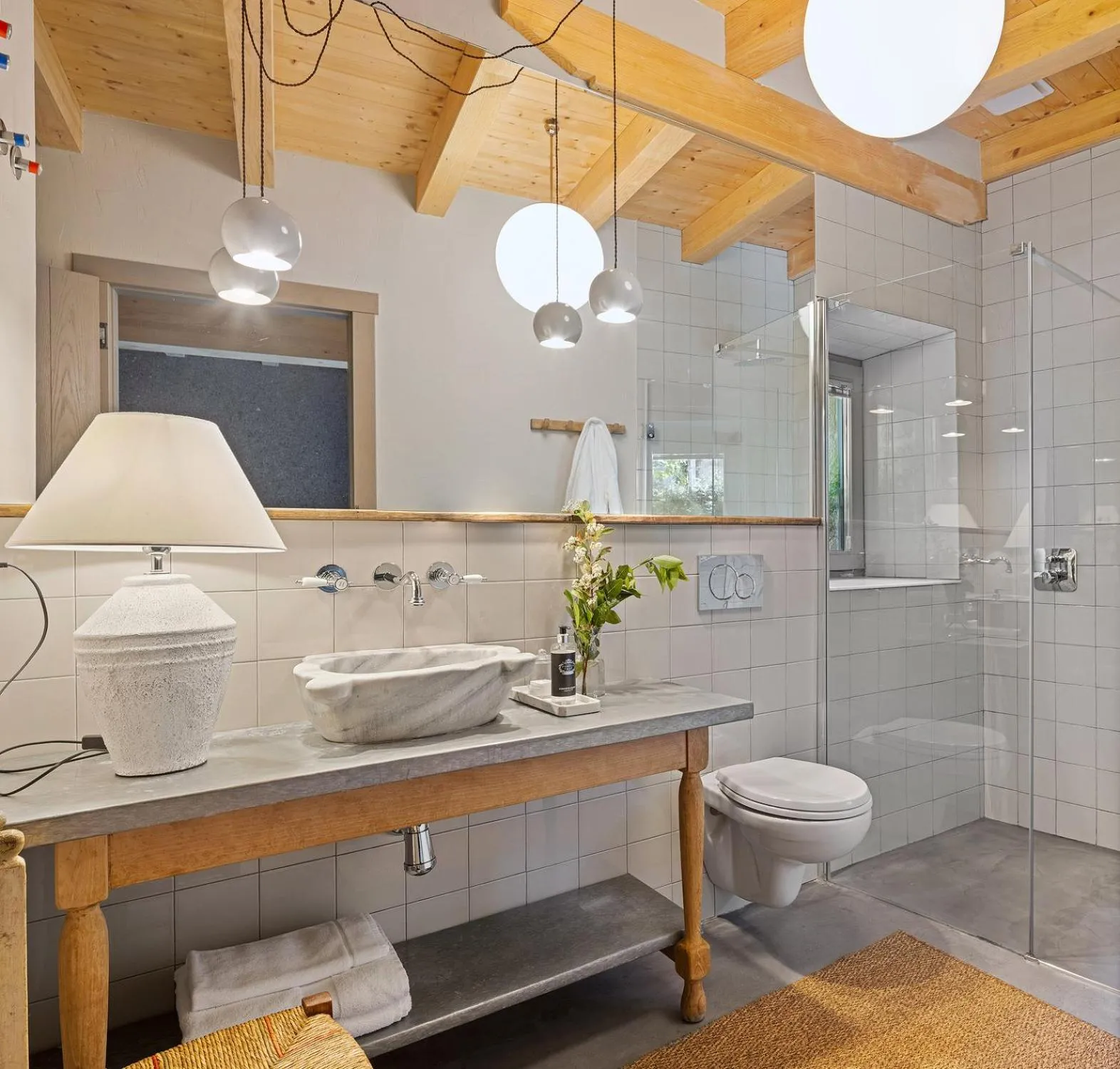 Shower in OAR Cottage