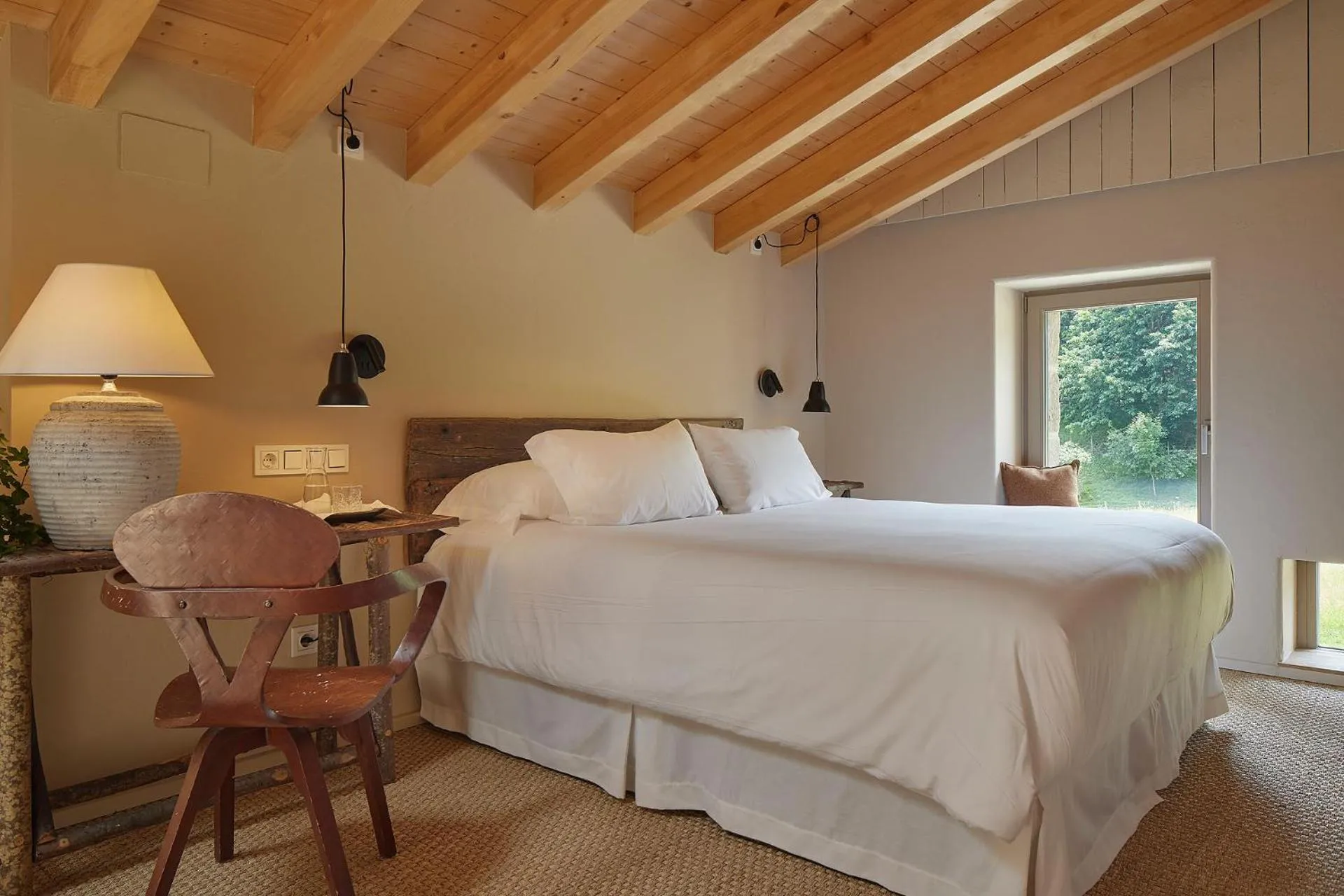 Bed in OAR Cottage