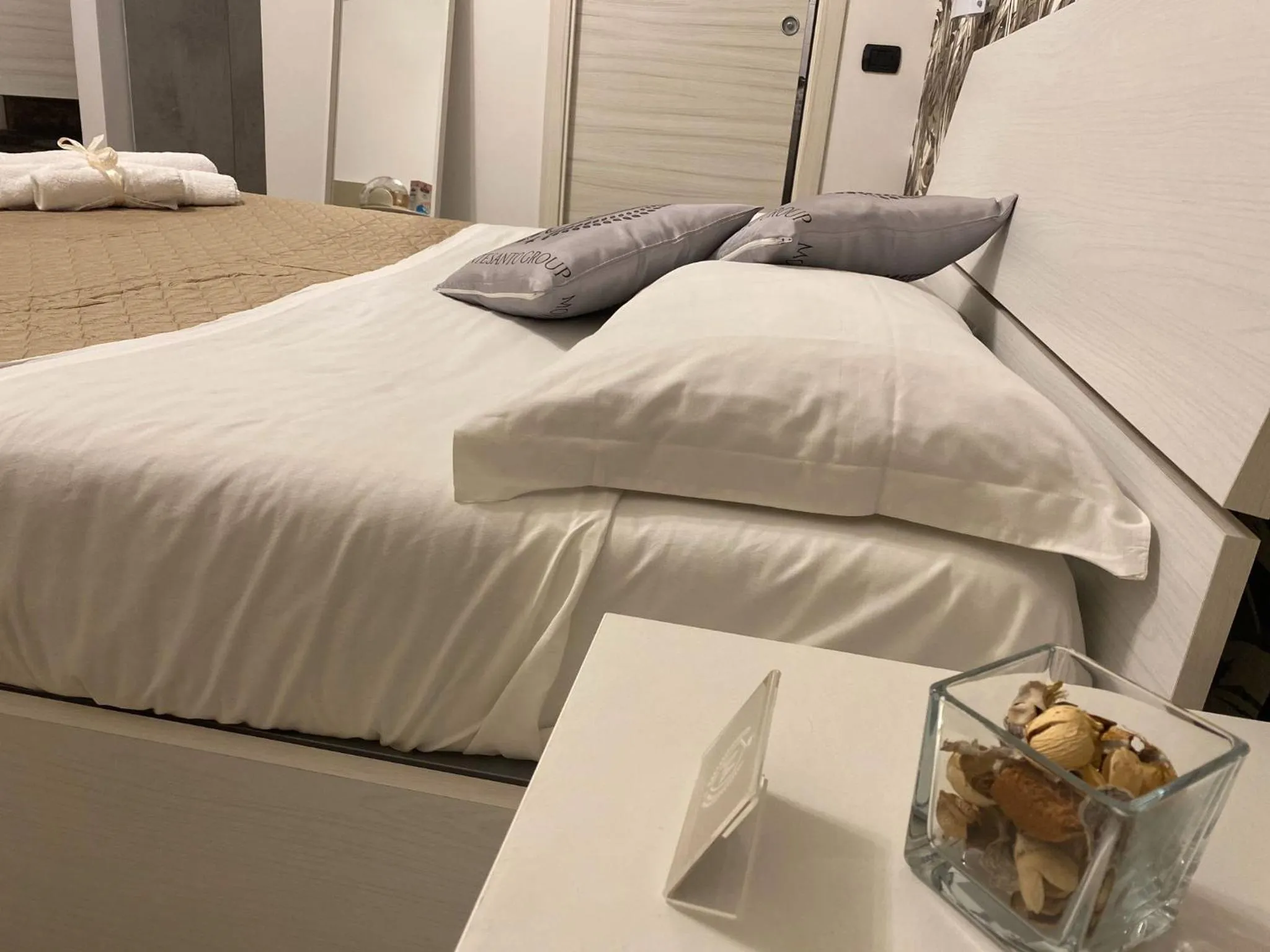 Bed in Montesantogroup Amalfi Room