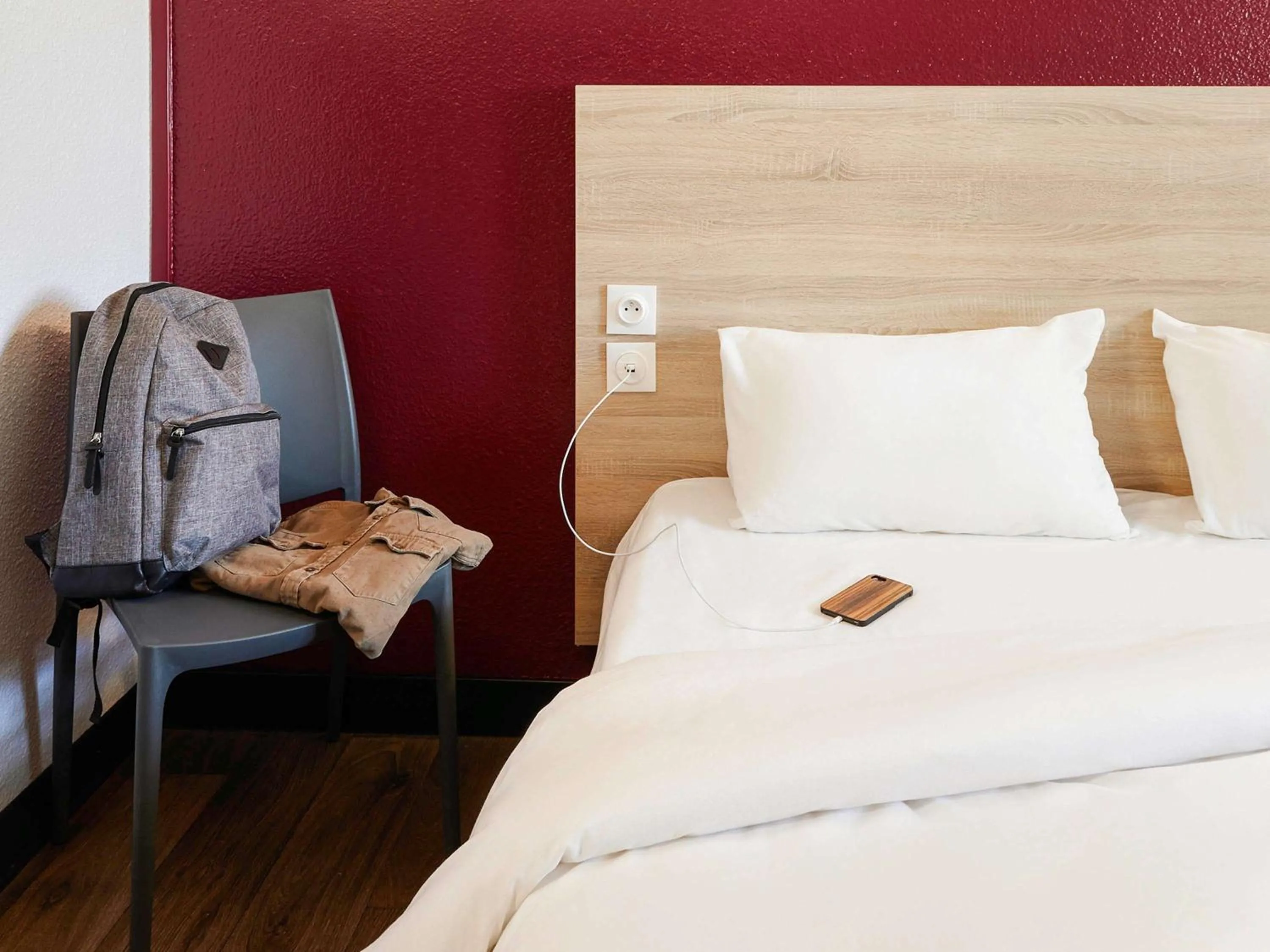 Photo of the whole room, Bed in hotelF1 Rouen Zénith Parc Expo