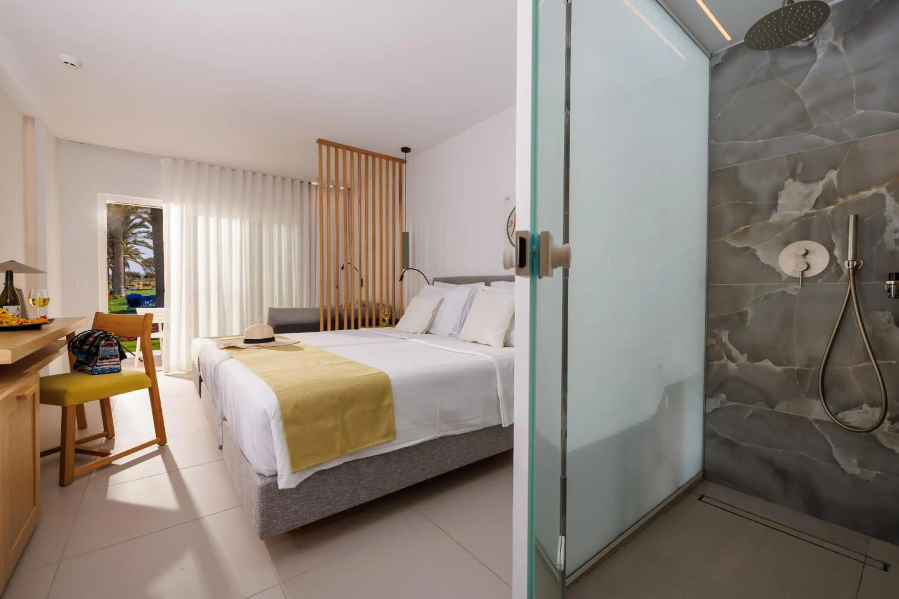 Bed in Anissa Beach Hotel Bed in Anissa Beach Hotel