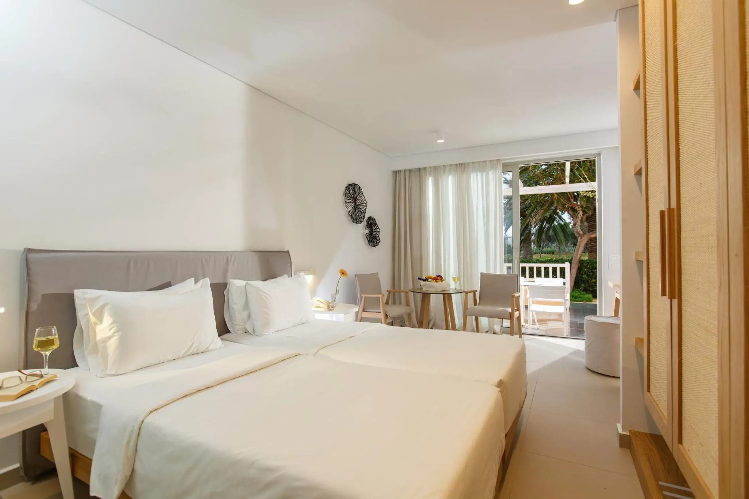 Bed in Anissa Beach Hotel Bed in Anissa Beach Hotel