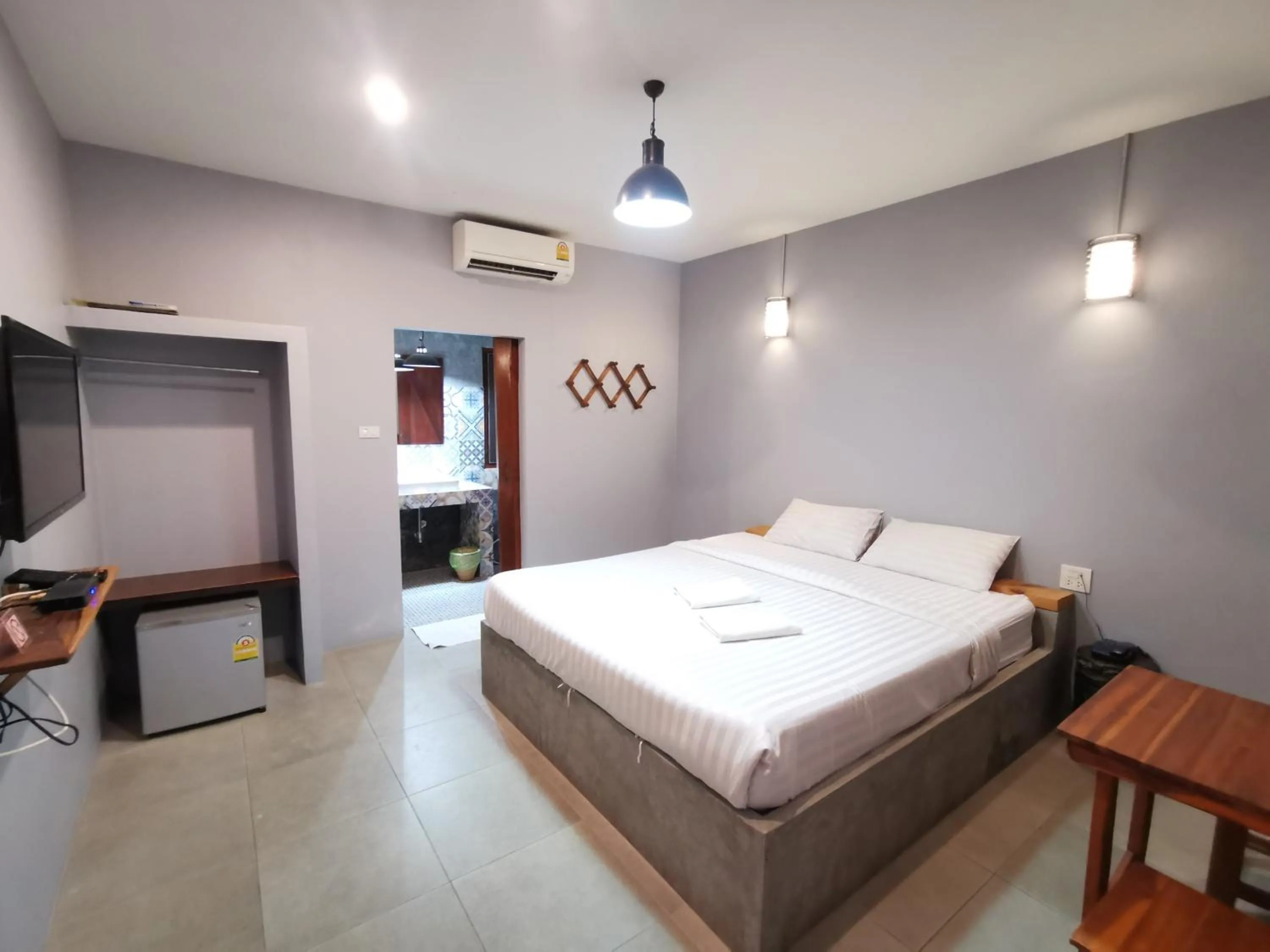 Bedroom, Bed in Happy Field Resort