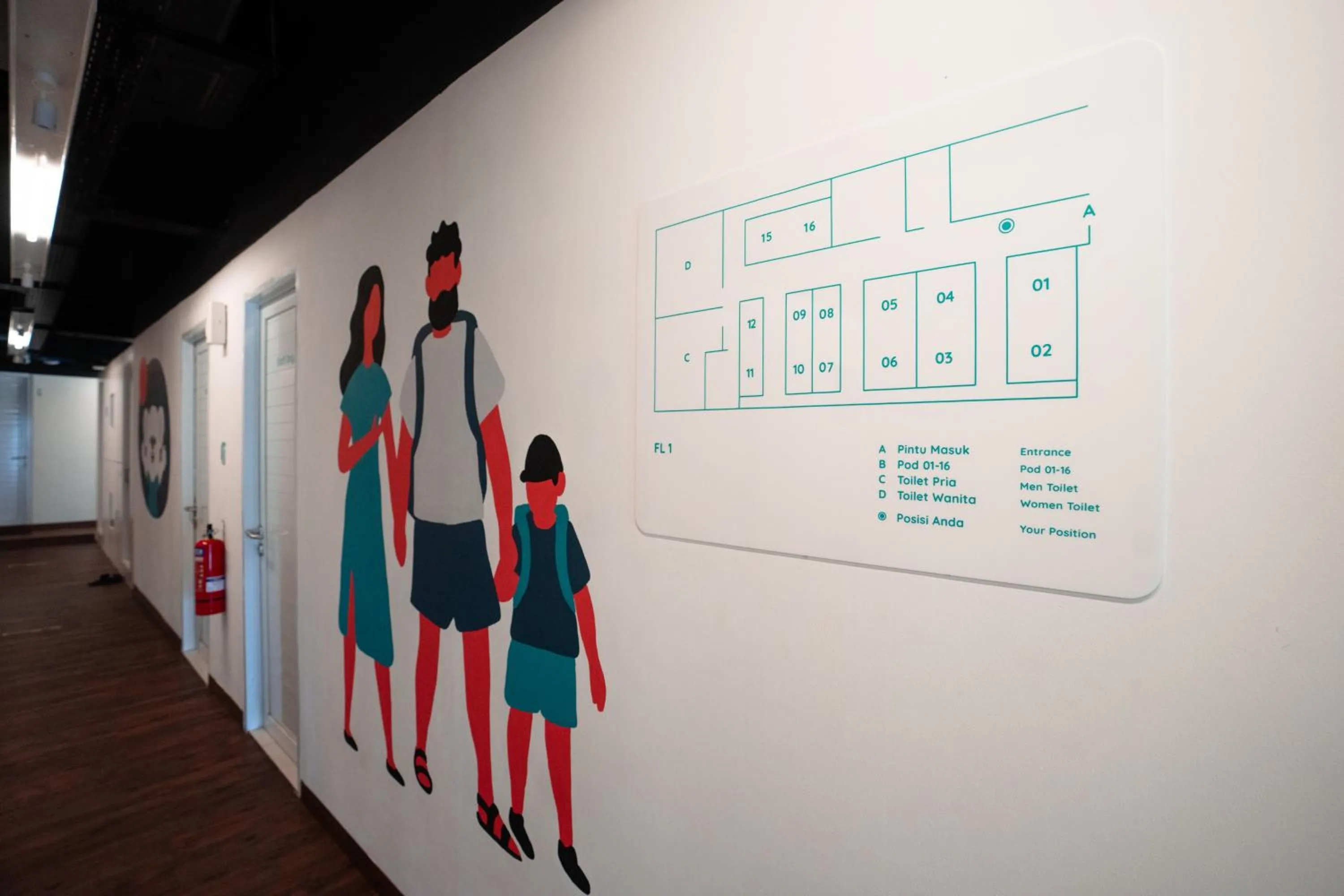 Property logo or sign in Bobopod Slamet Riyadi, Solo