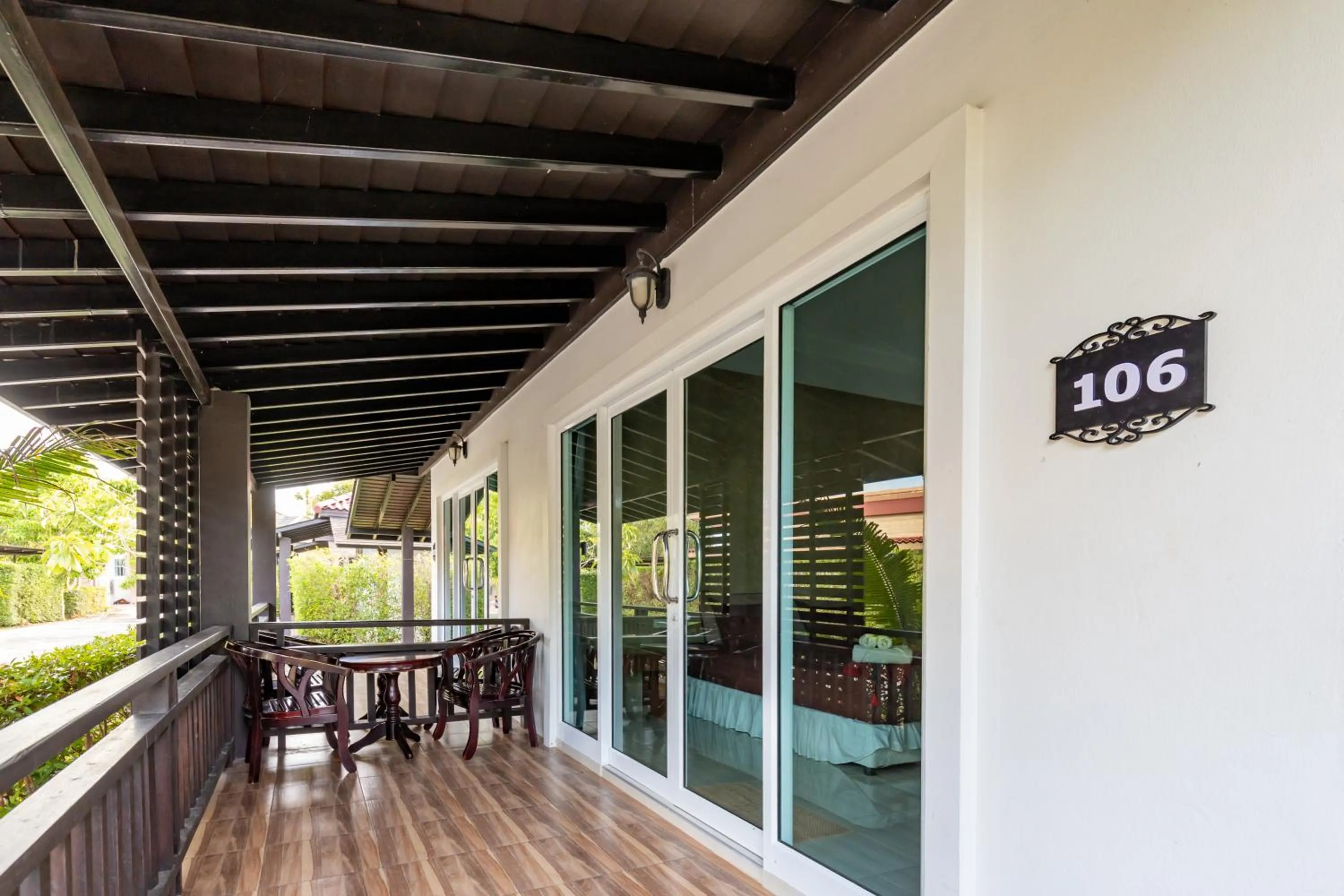 Patio in Nature Line Resort