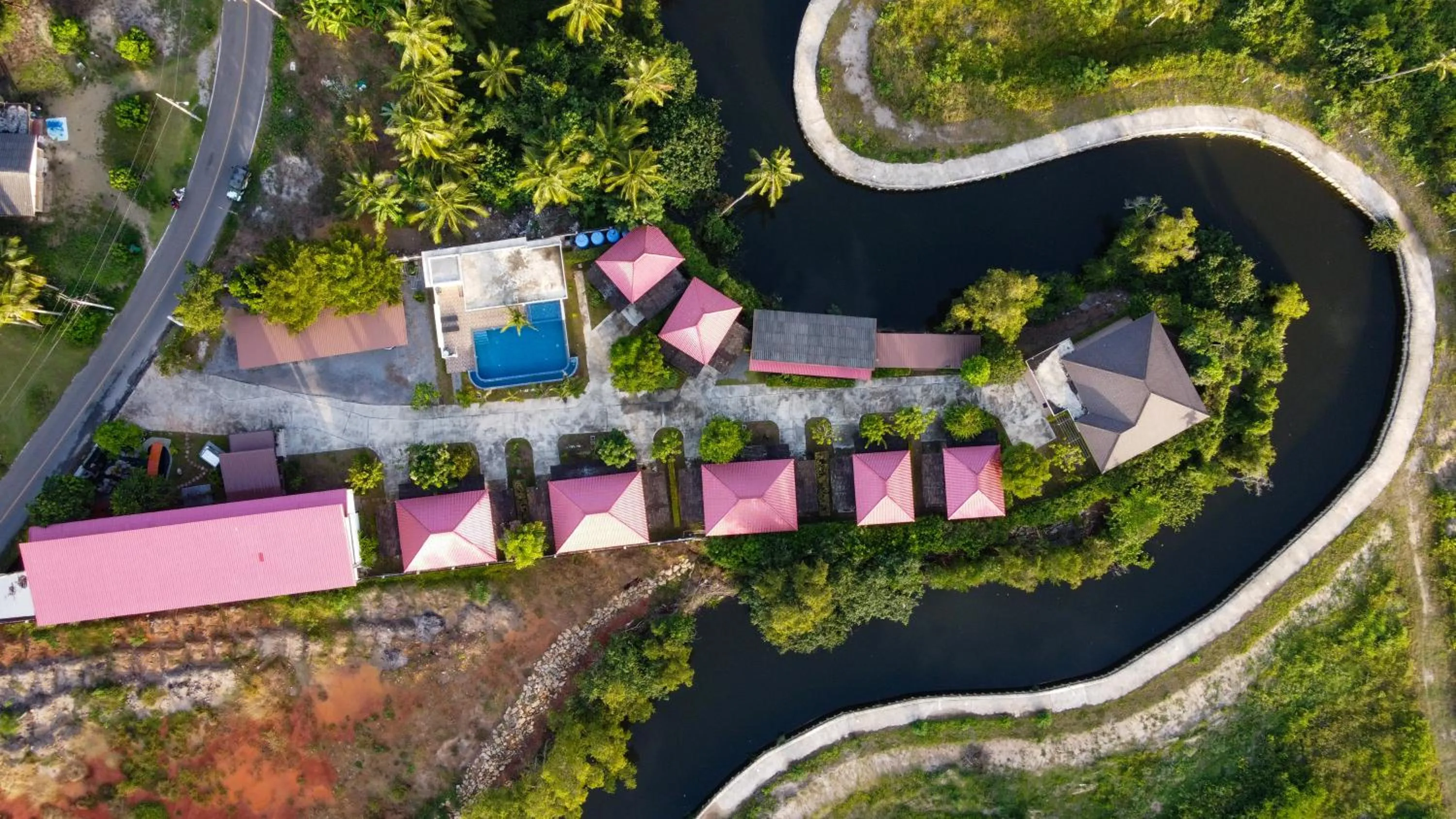 Bird's eye view in Nature Line Resort