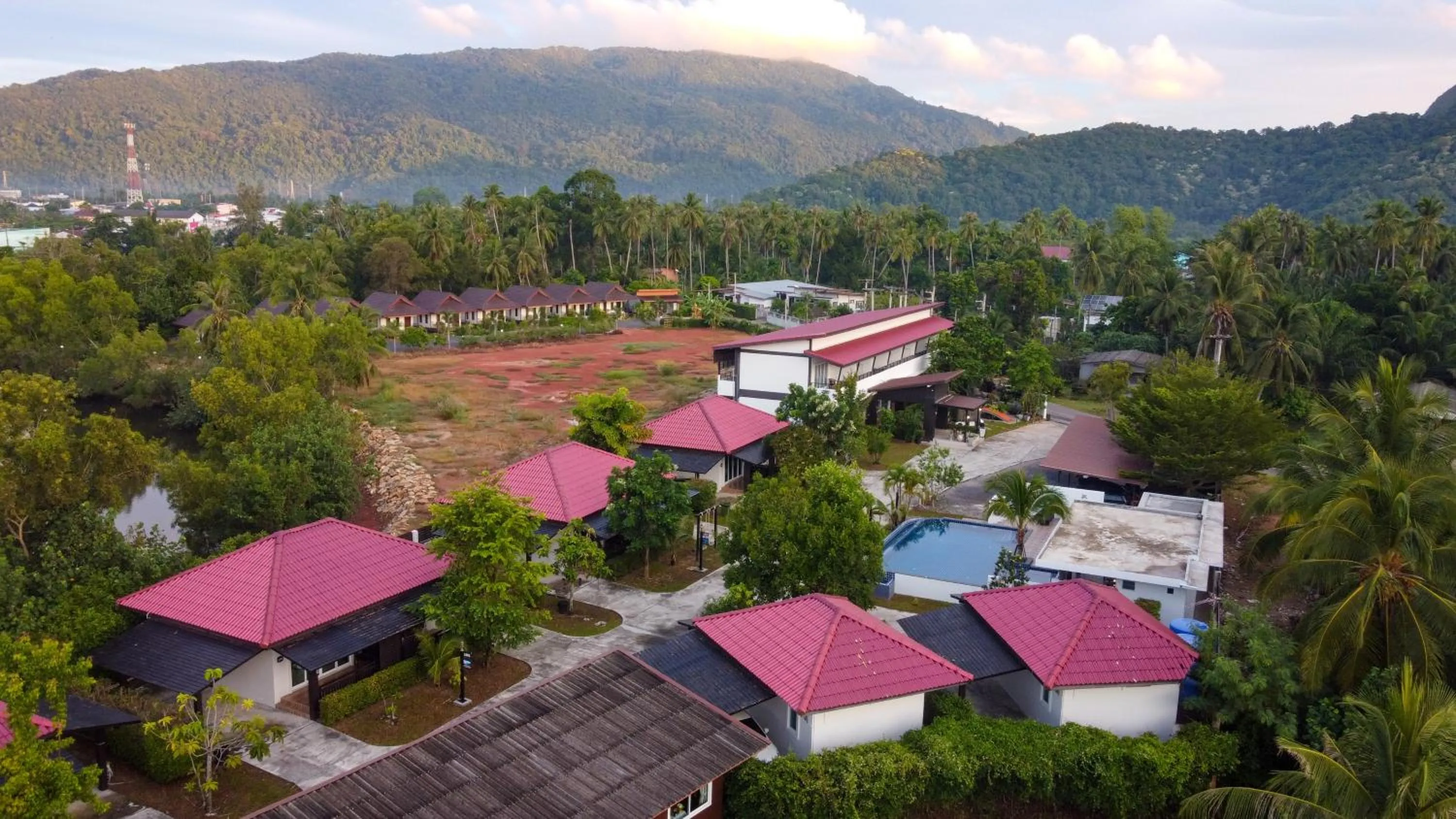 Bird's eye view in Nature Line Resort