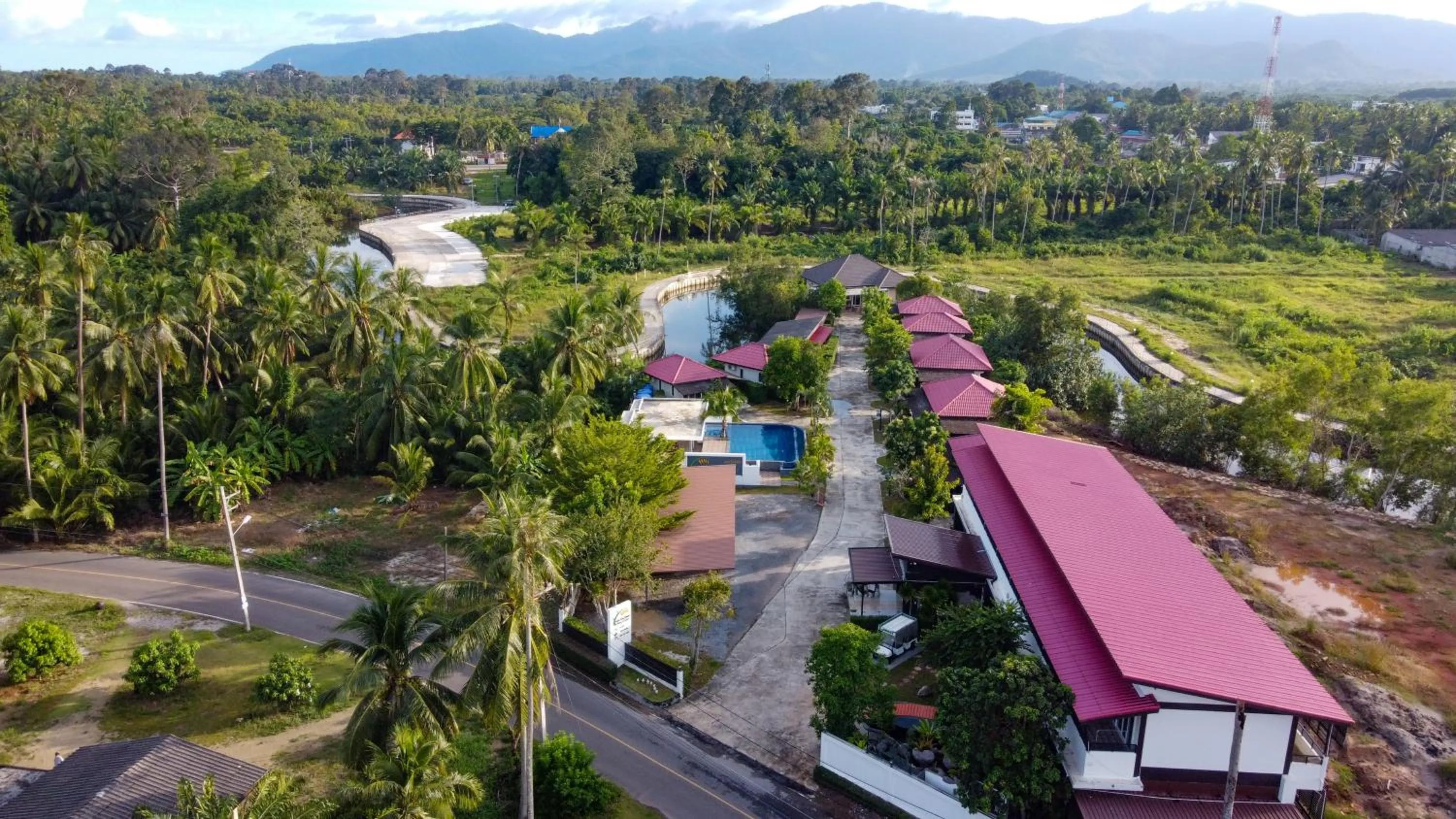 Bird's eye view in Nature Line Resort