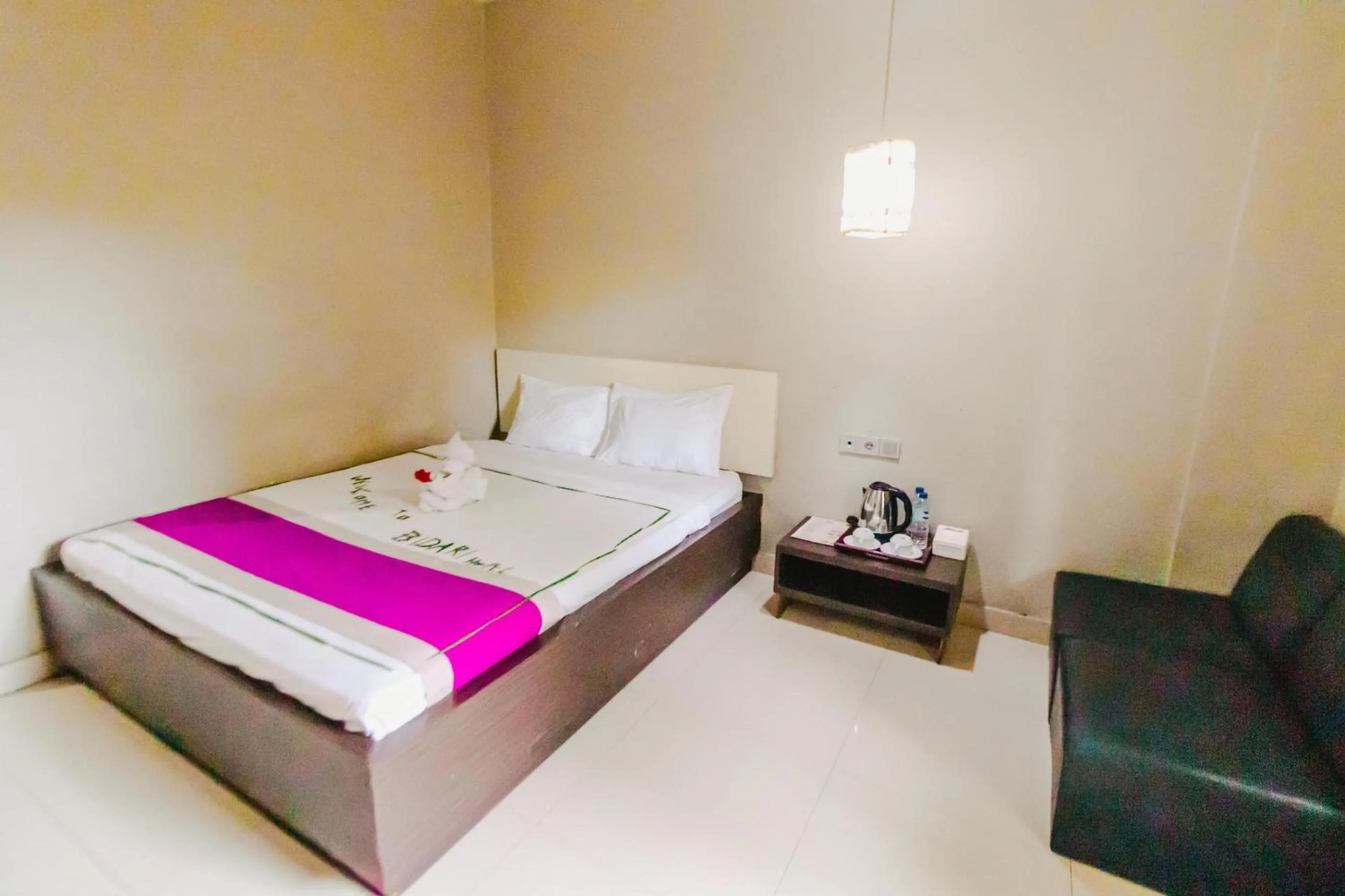 Bed in Bidari Hotel Lombok