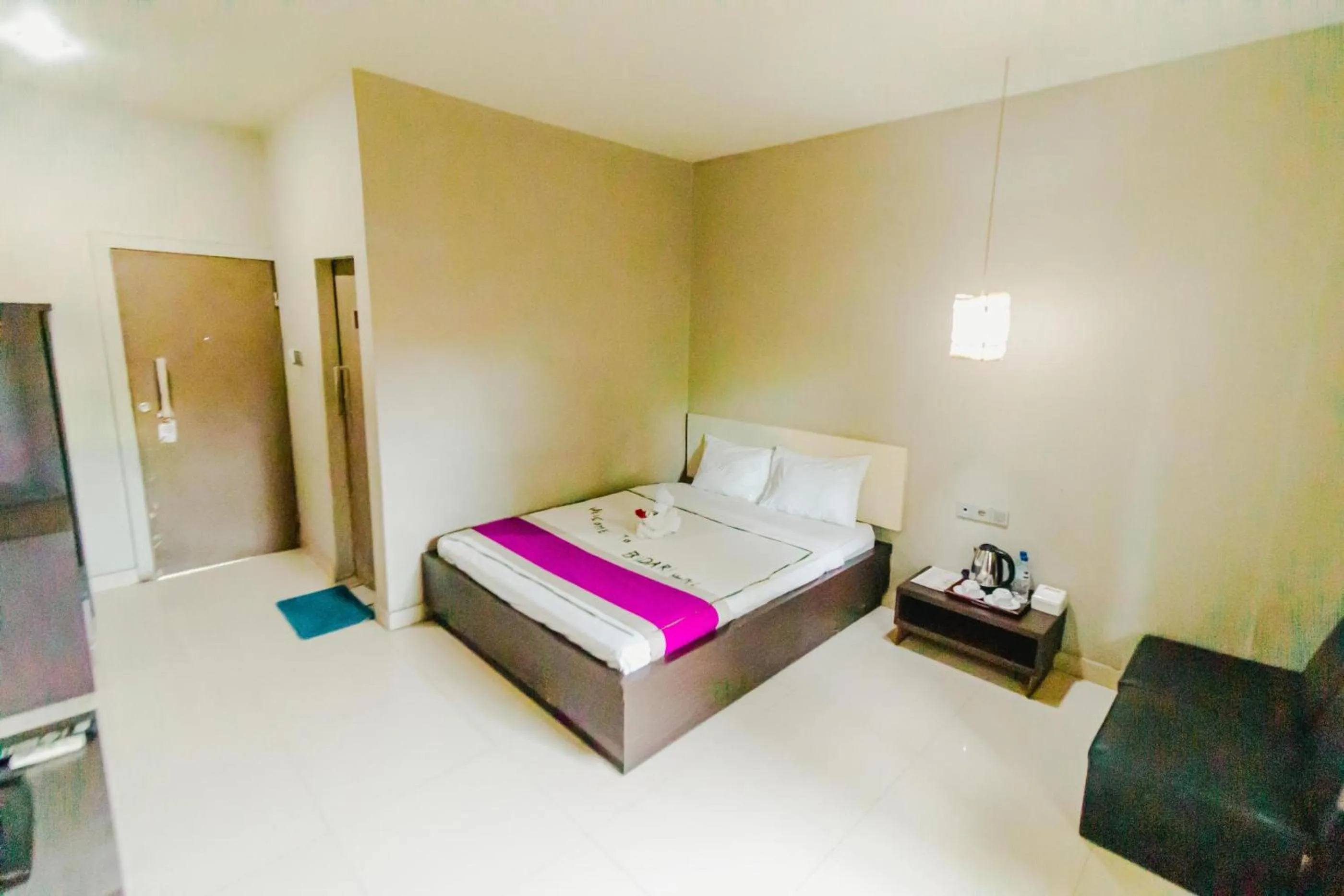 Bed in Bidari Hotel Lombok