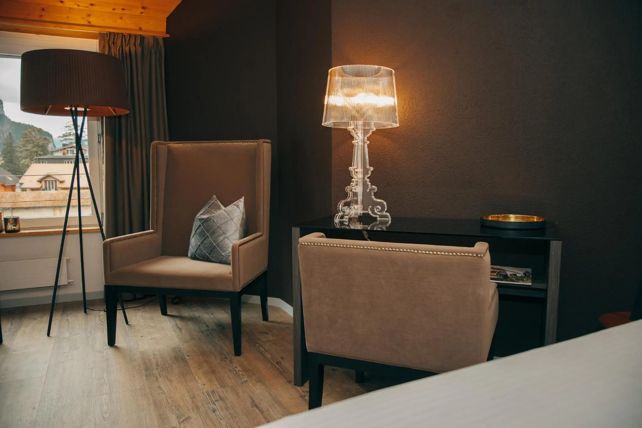 Decorative detail, Bed in Hotel Dakota