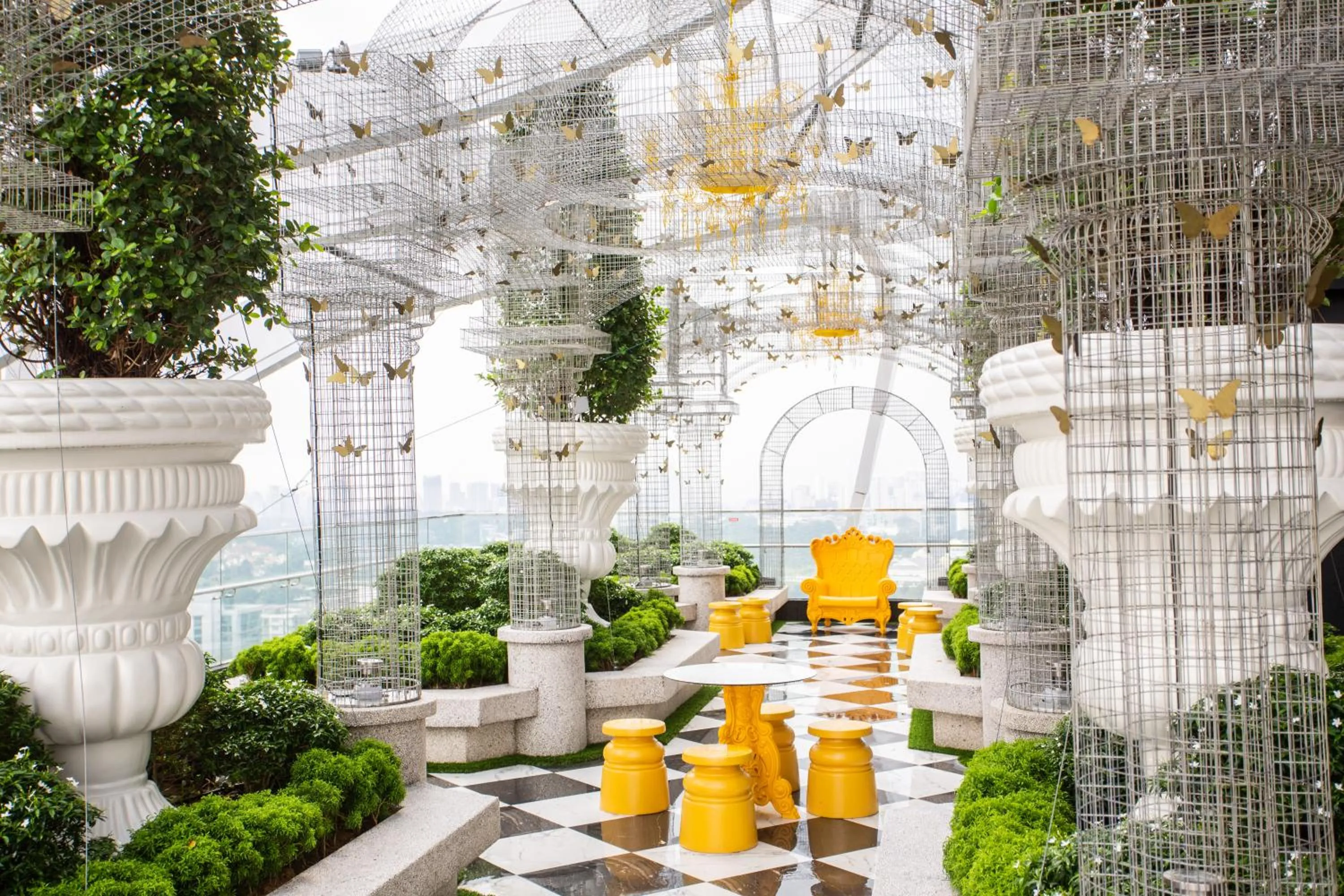 Seating area in ARTE MONT KIARA BY PSM Luxury Suites