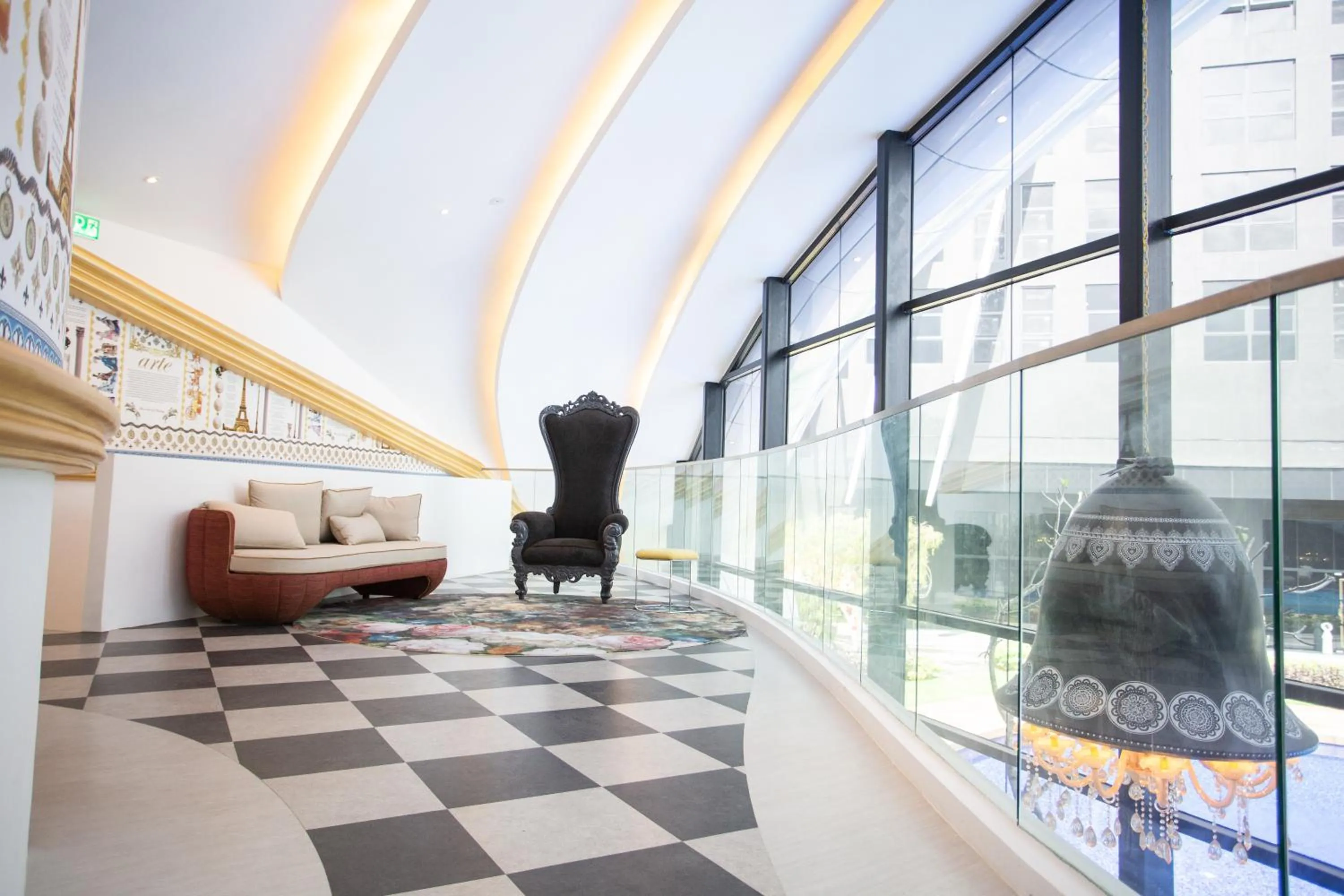 Seating area in ARTE MONT KIARA BY PSM Luxury Suites