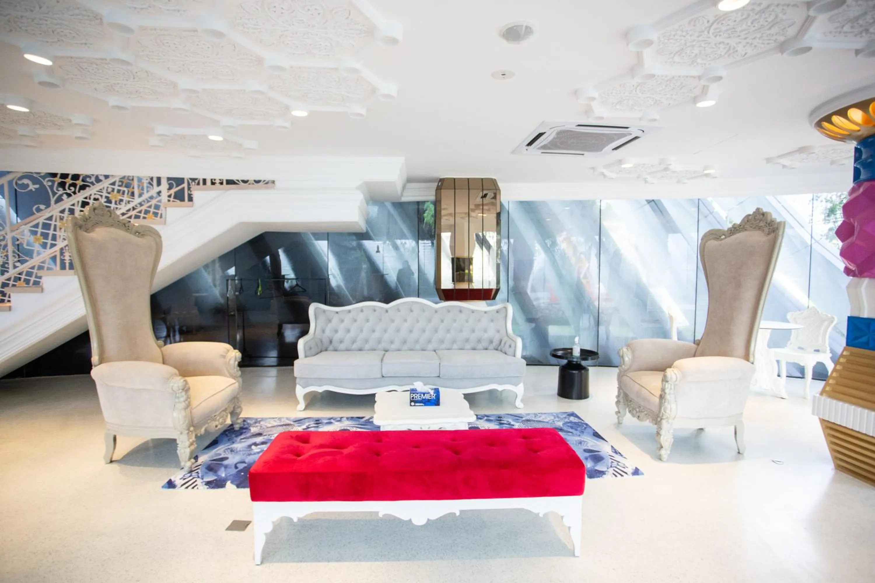 Seating area in ARTE MONT KIARA BY PSM Luxury Suites