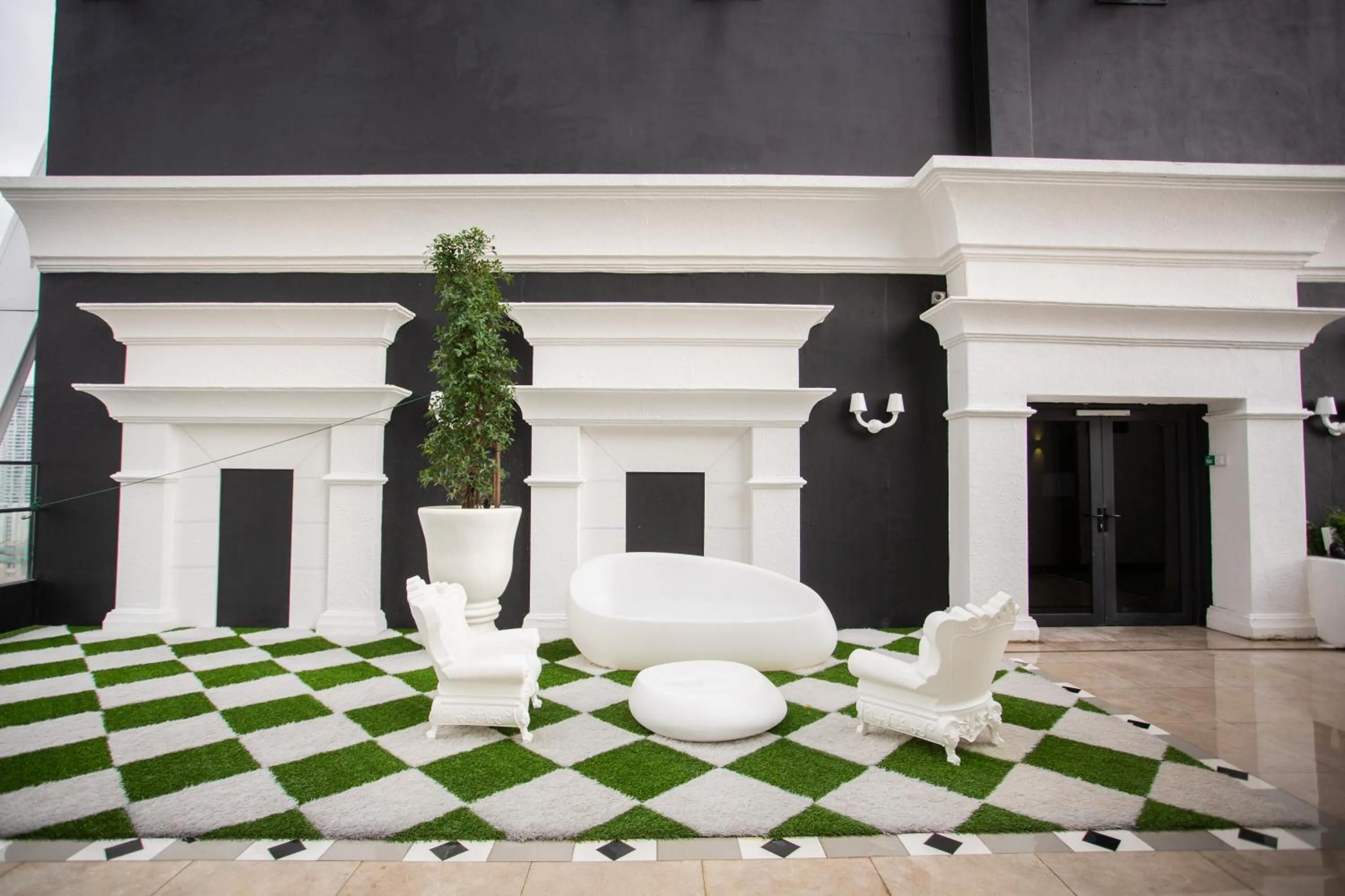 Seating area in ARTE MONT KIARA BY PSM Luxury Suites