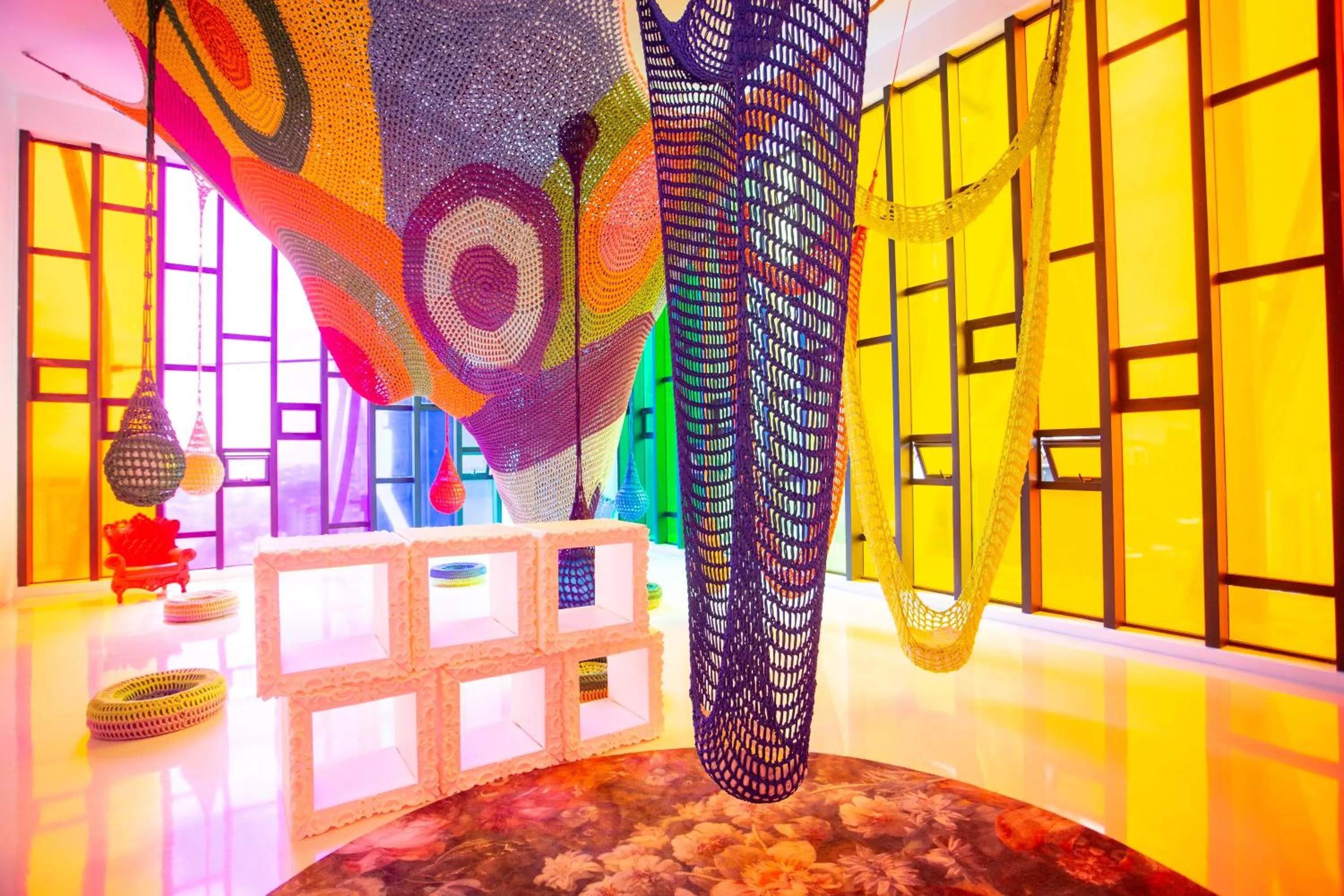 Seating area in ARTE MONT KIARA BY PSM Luxury Suites