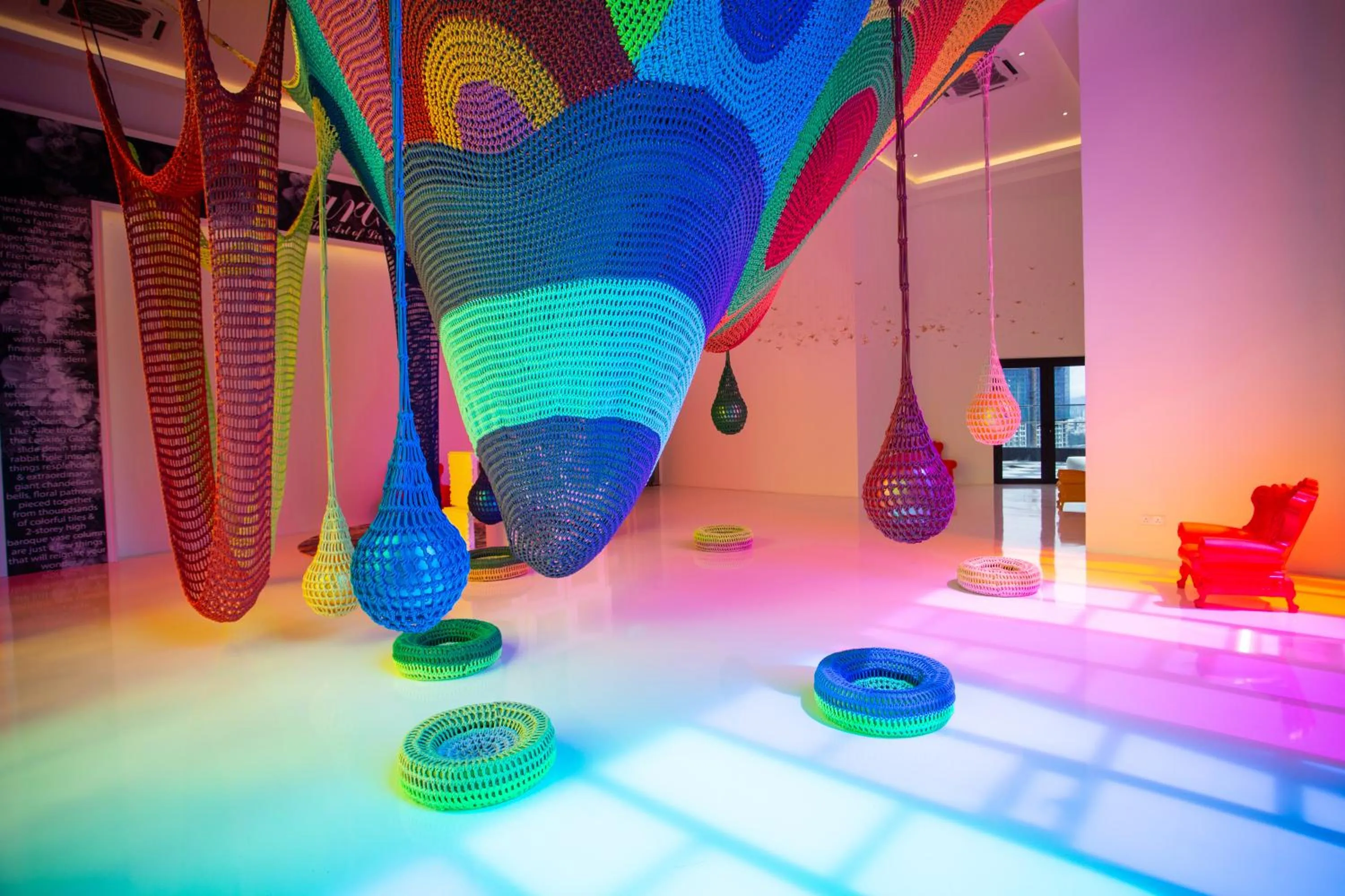 Seating area in ARTE MONT KIARA BY PSM Luxury Suites