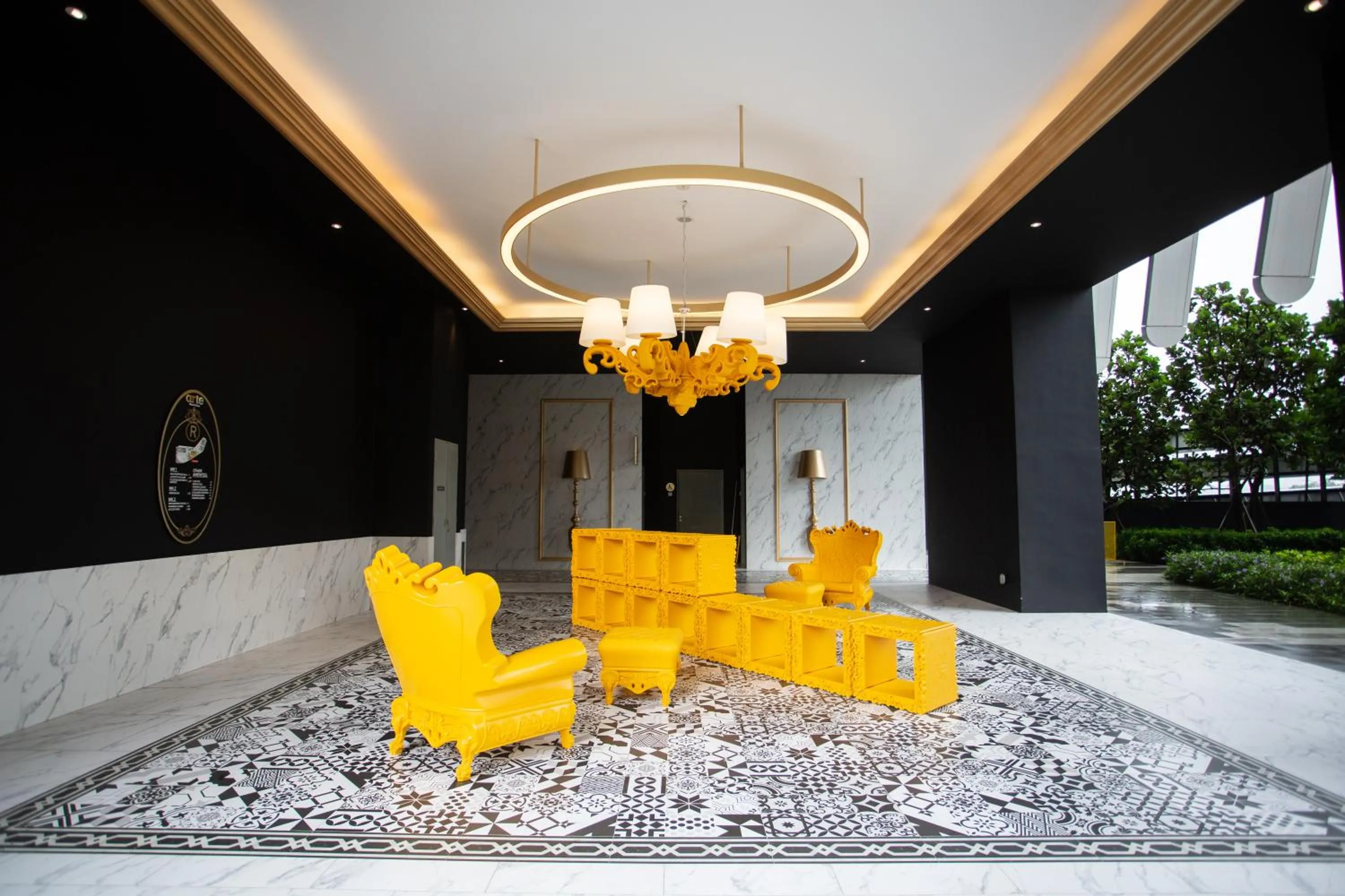 Seating area in ARTE MONT KIARA BY PSM Luxury Suites