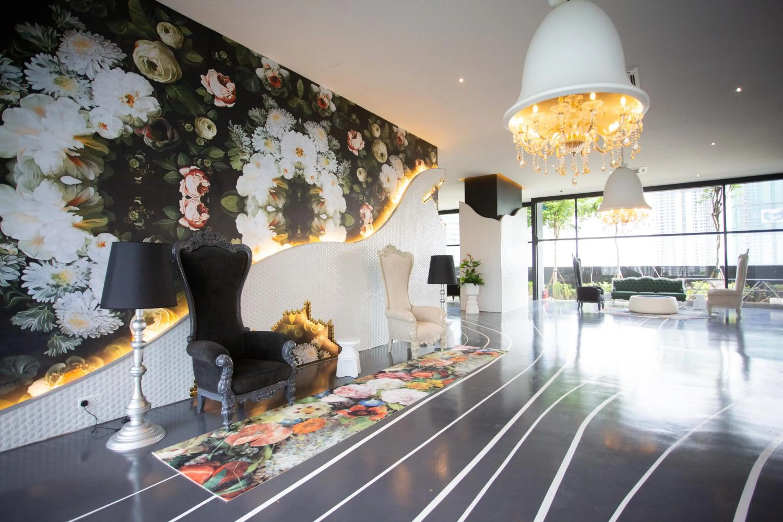 Seating area in ARTE MONT KIARA BY PSM Luxury Suites