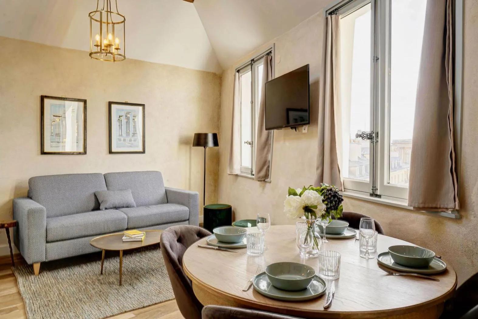 Living room in Apartments Du Louvre St Honoré