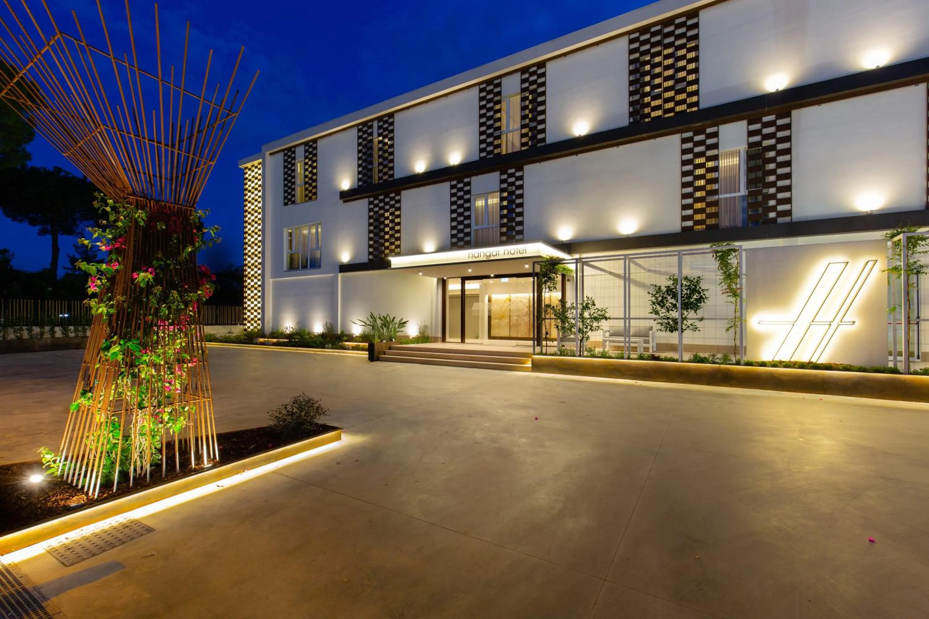 Property building in Hangar Hotel