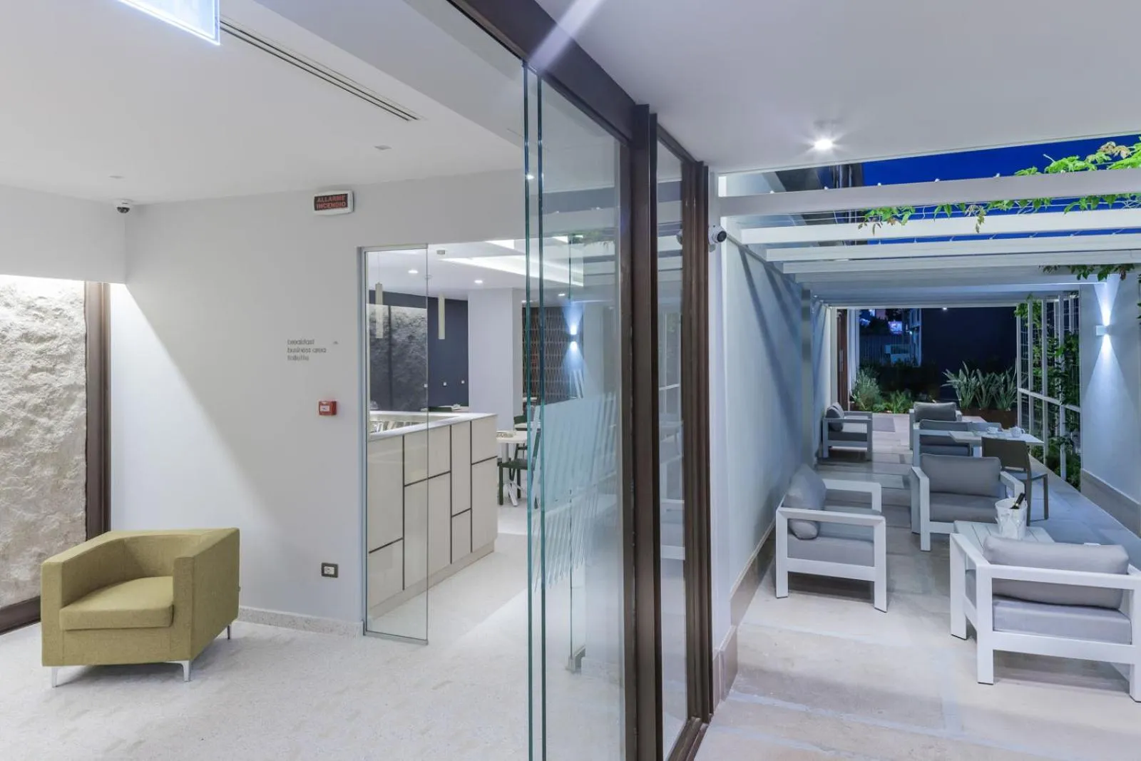 Property building in Hangar Hotel