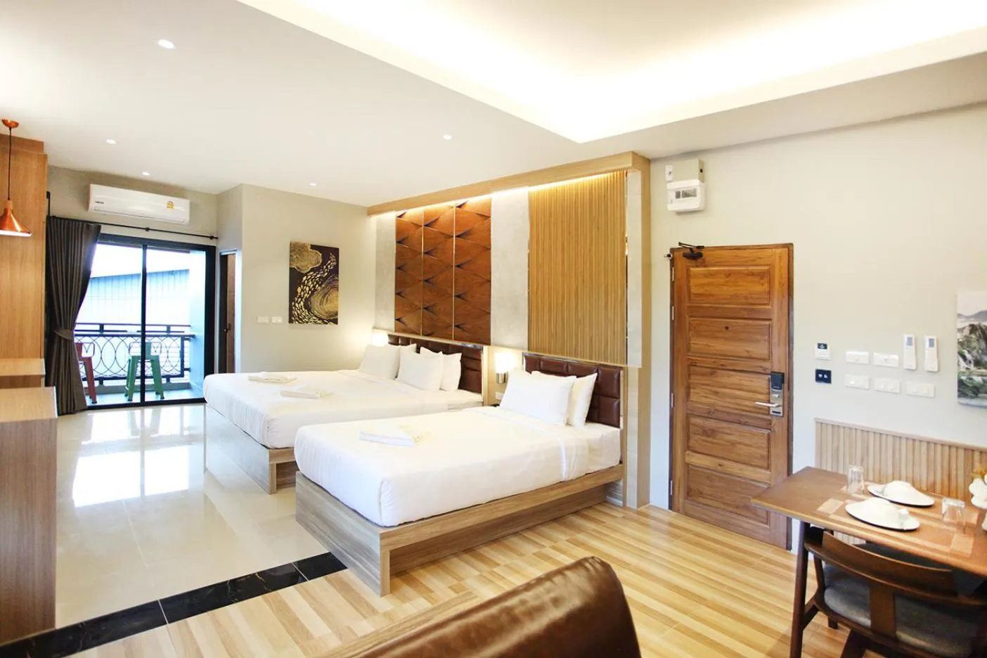 Bed in Avarin Resort