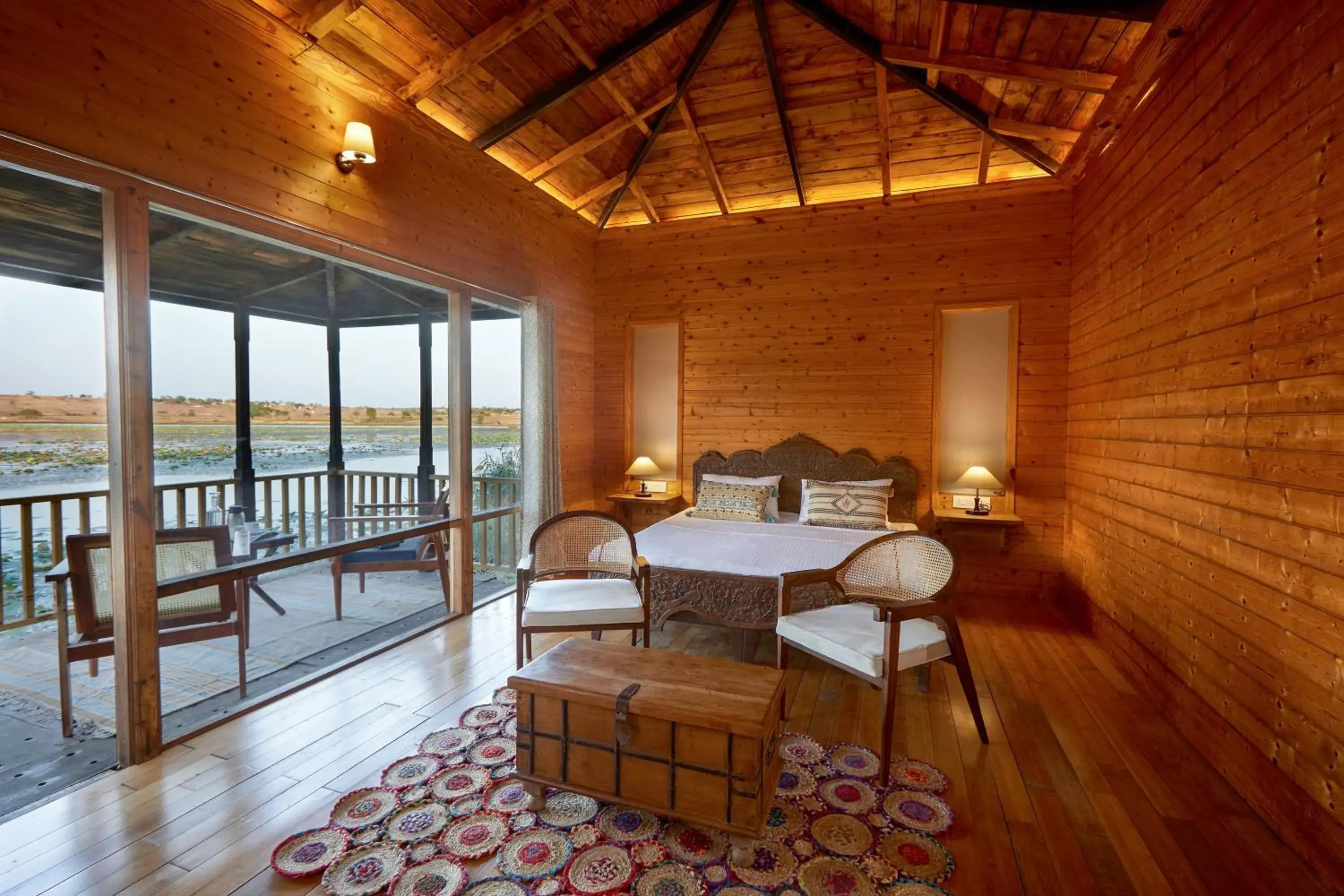 Bedroom, Bed in Pangarh Lake Retreat Bedroom, Bed in Pangarh Lake Retreat