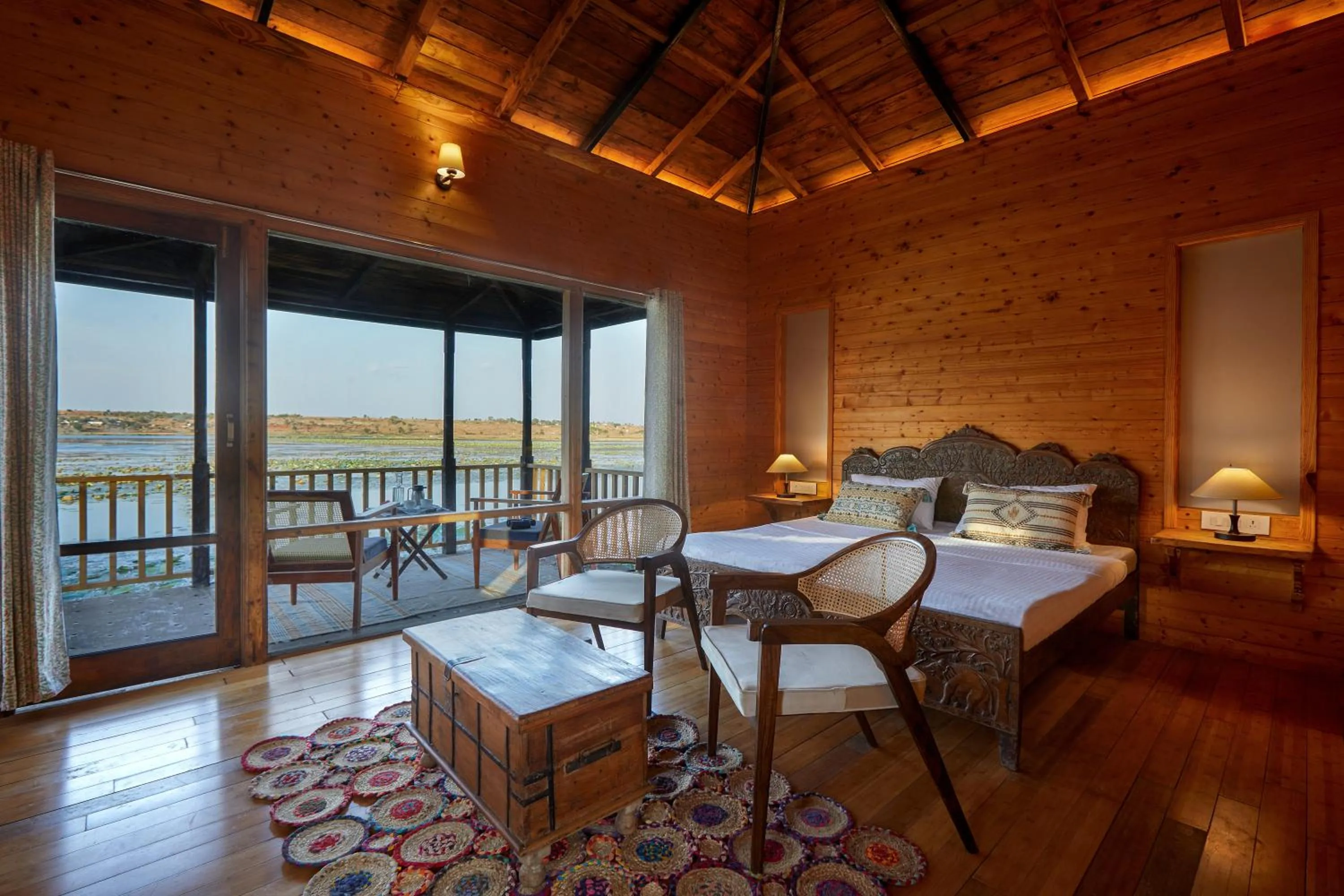 Bedroom, Bed in Pangarh Lake Retreat