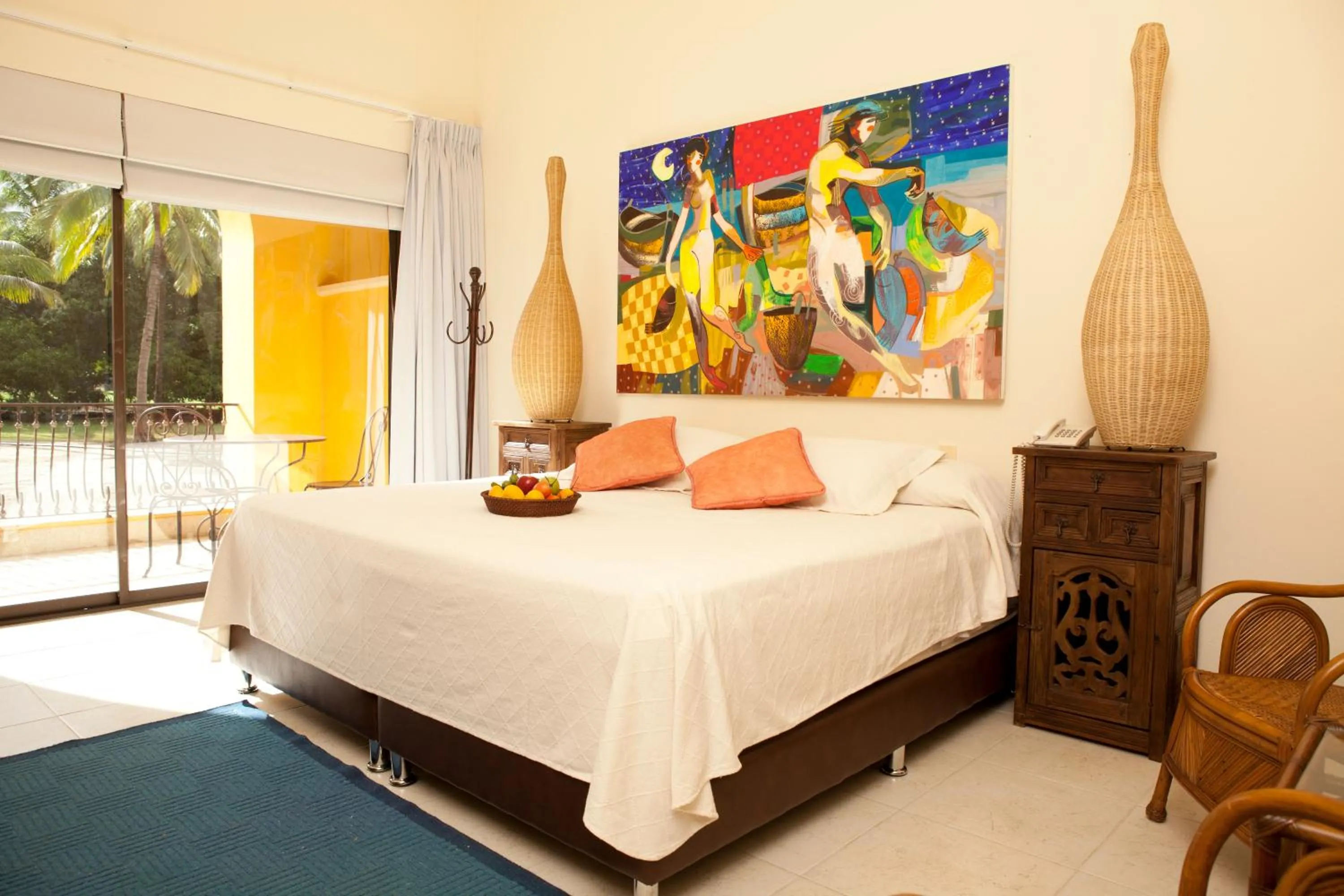 Bedroom, Bed in Hotel y Spa Santa Fe Colonial