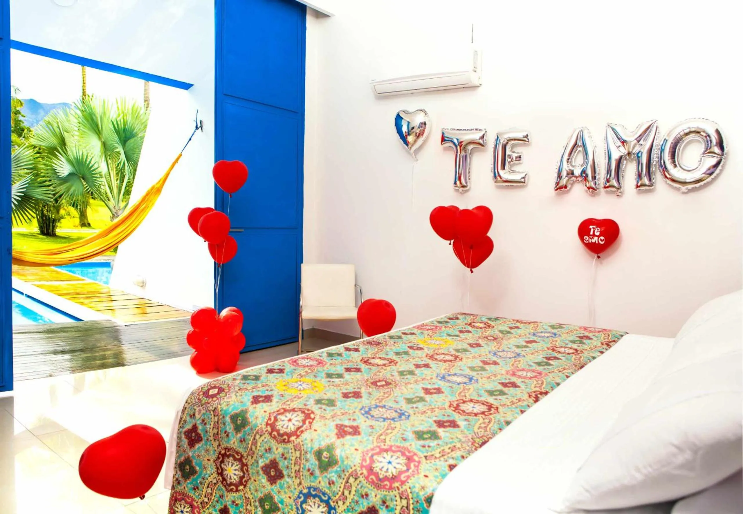 Bedroom, Bed in Hotel y Spa Santa Fe Colonial