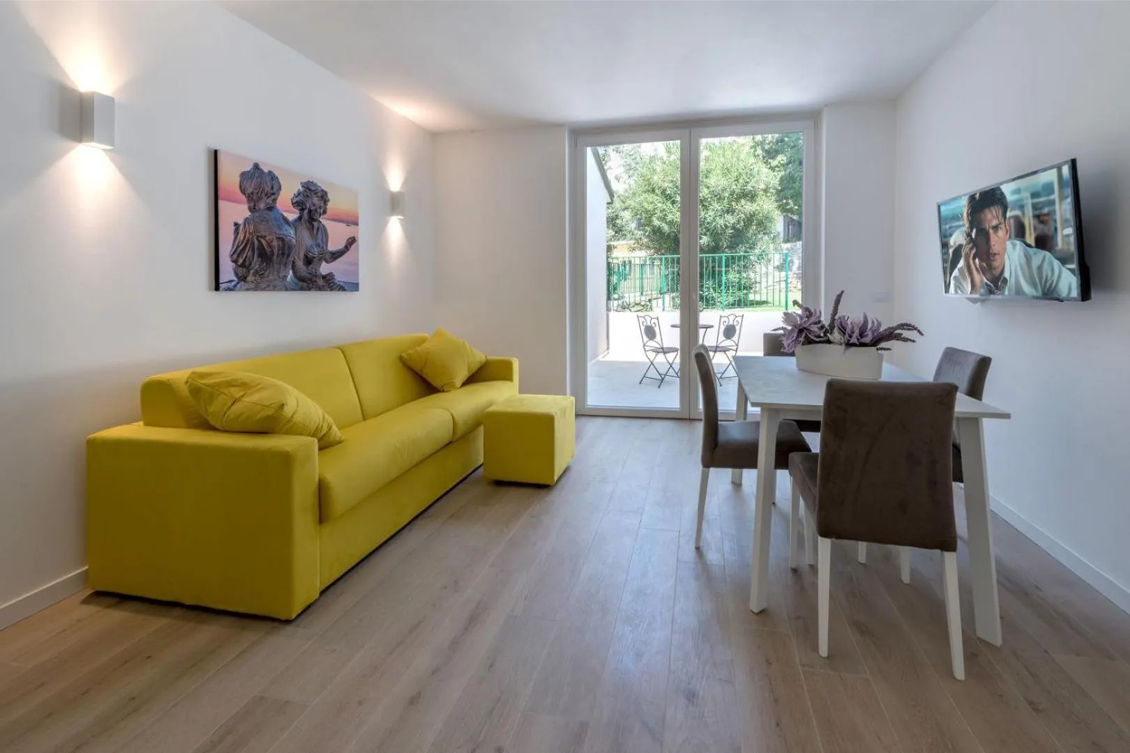 Living room in Residence La Torre con private park