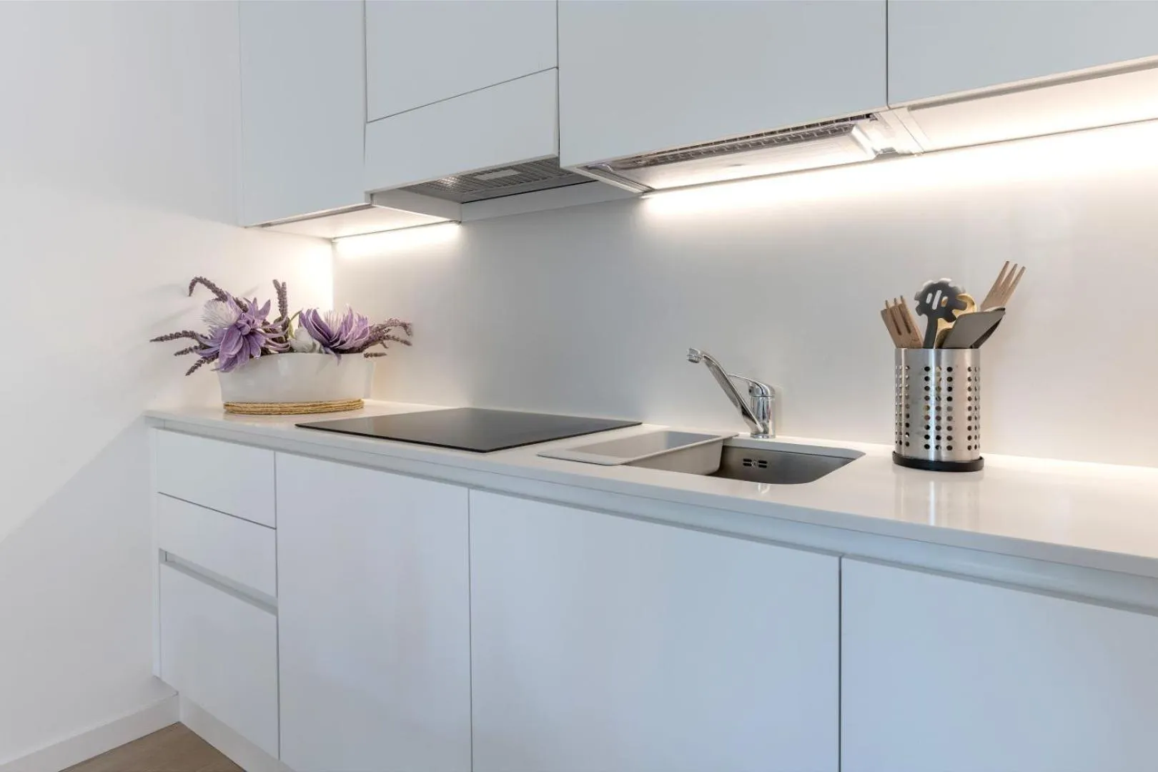 Kitchen or kitchenette in Residence La Torre con private park